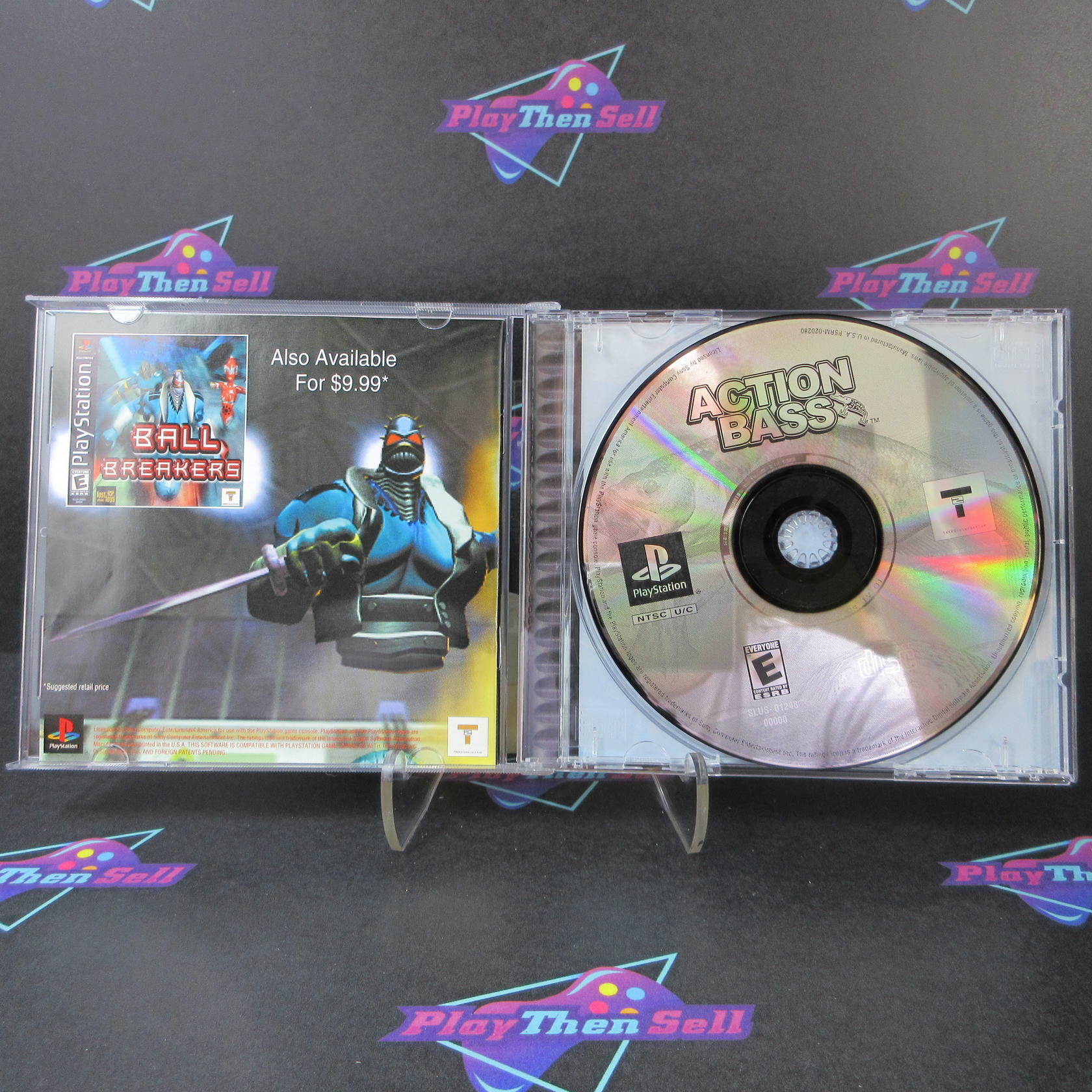 Action Bass PS1 PlayStation 1 - Like New