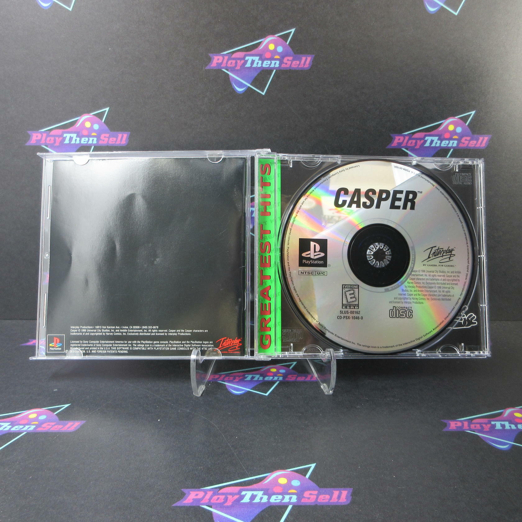 Casper A Haunting 3D Challenge PlayStation 1 GH + Reg Card - Like New