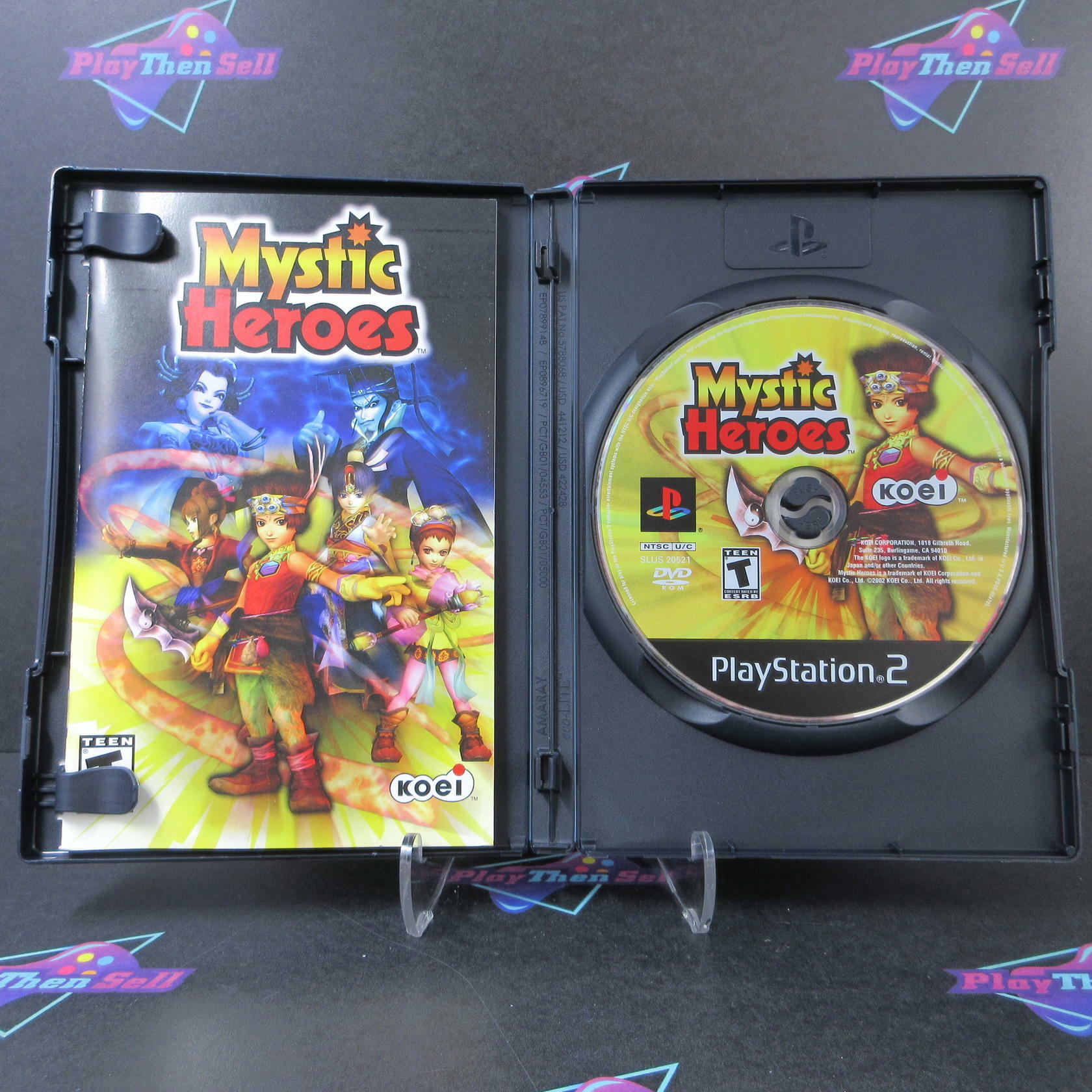Mystic Heroes PS2 PlayStation 2 + Reg Card - Like New
