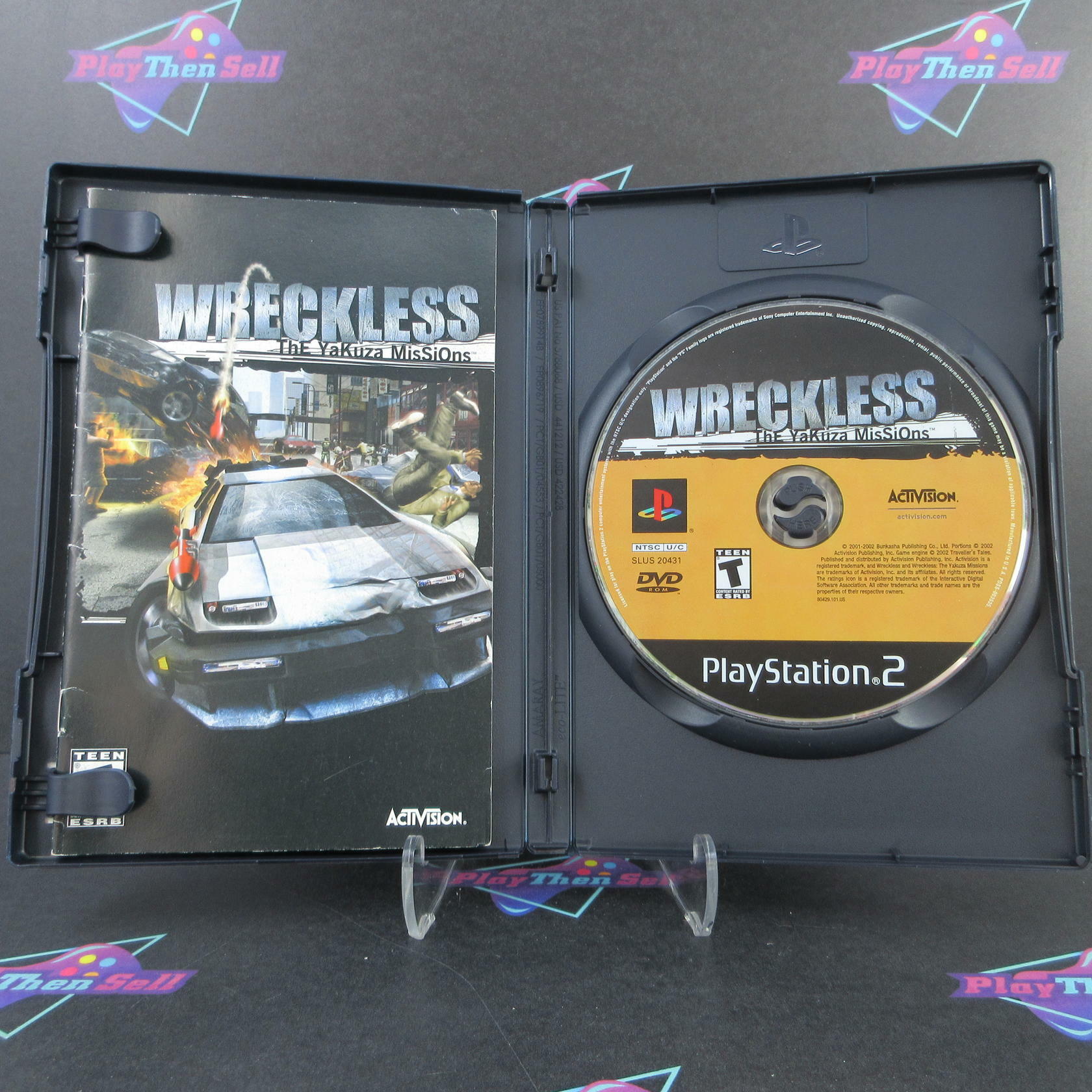 Wreckless The Yakuza Missions PS2 PlayStation 2 + Reg Complete - Excellent