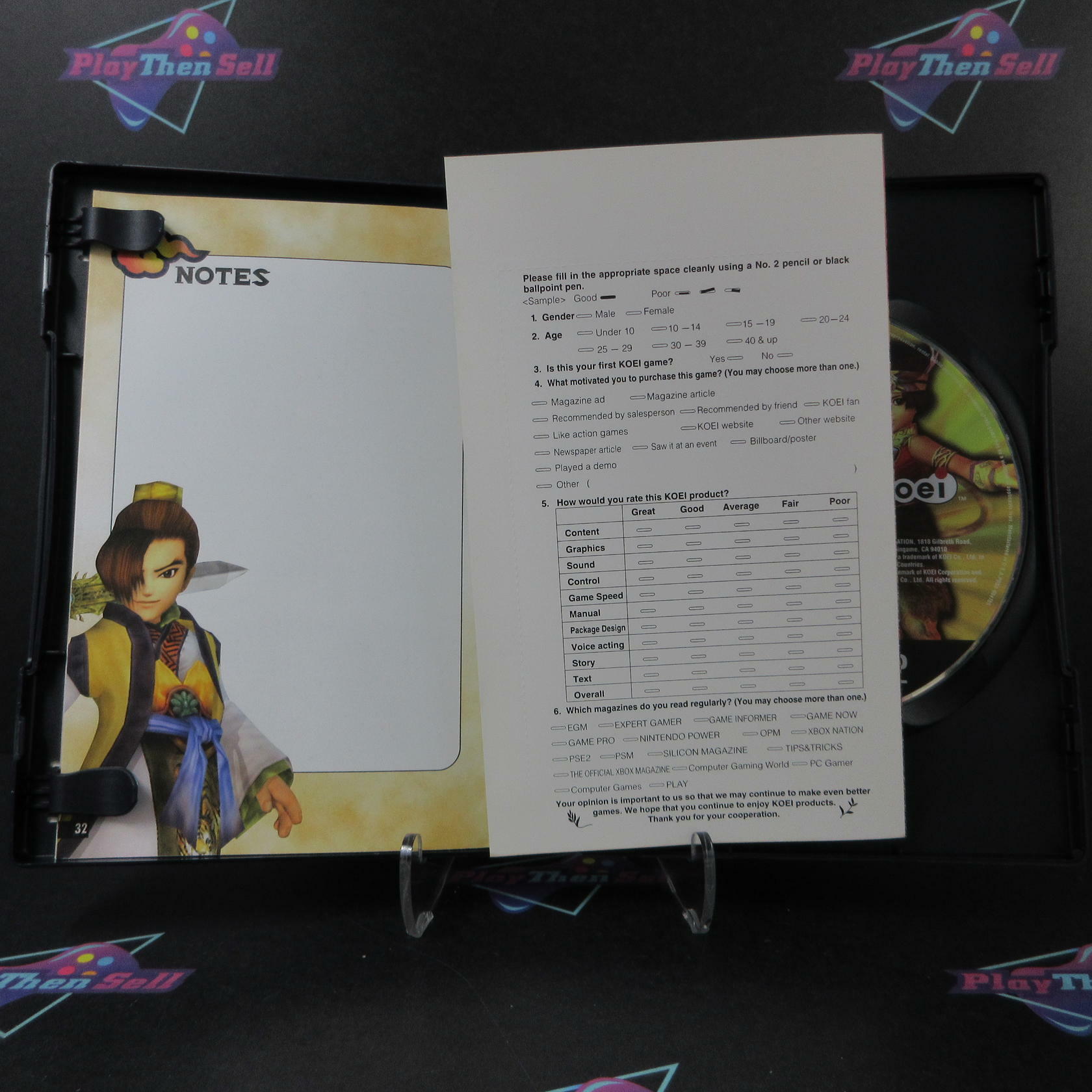Mystic Heroes PS2 PlayStation 2 + Reg Card - Like New