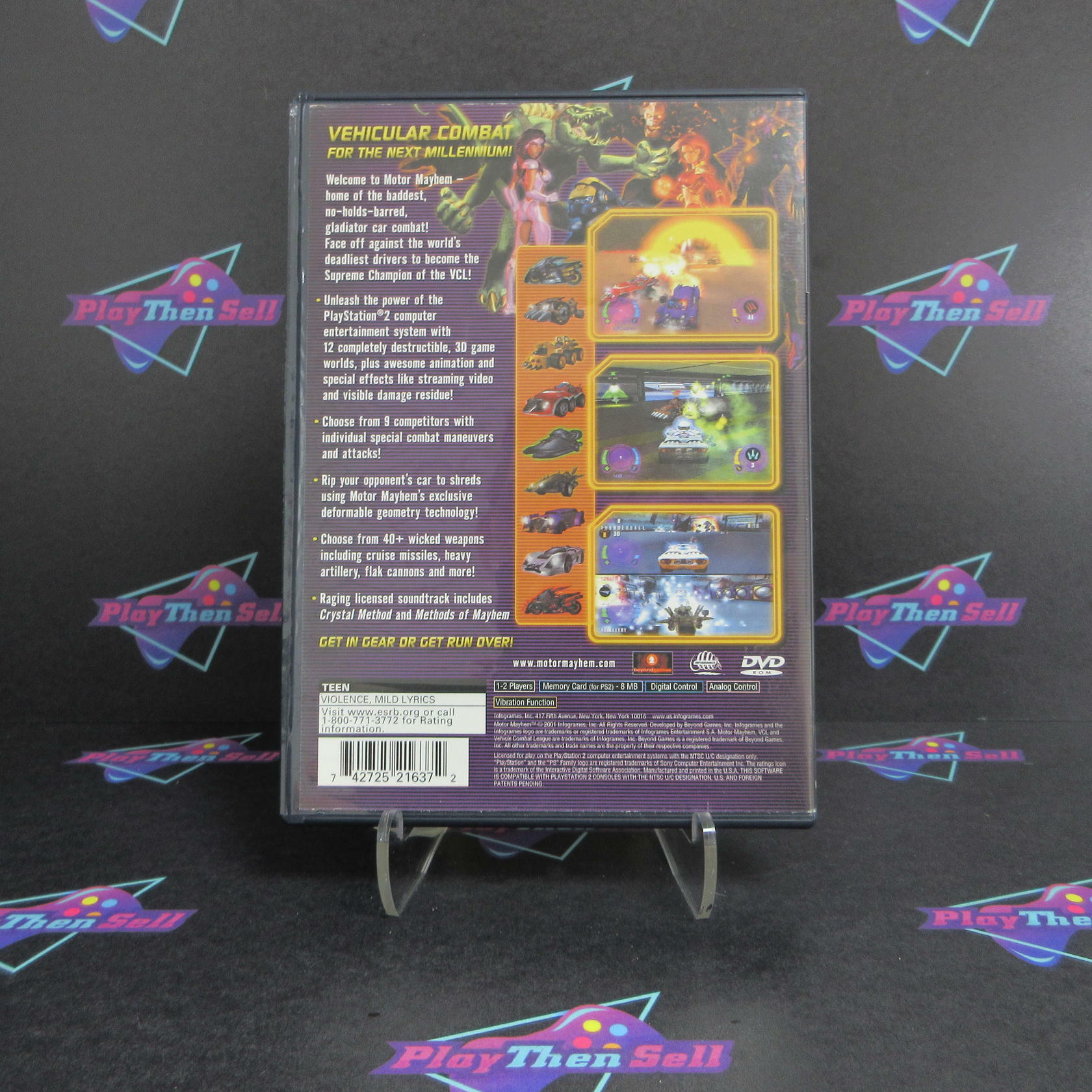 VCL Motor Mayhem PS2 PlayStation 2 - Like New