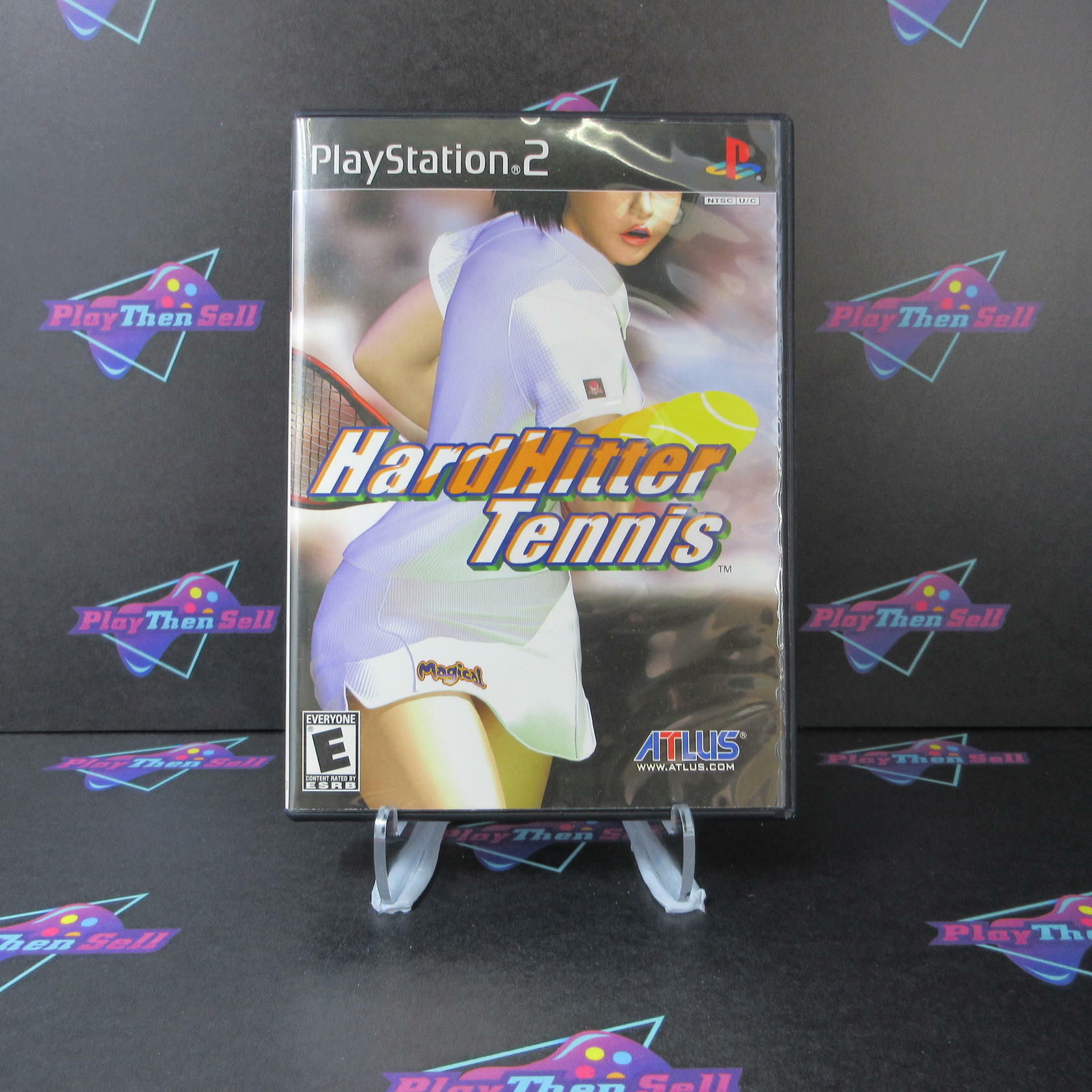 Hard Hitter Tennis PS2 PlayStation 2 + Reg Card - Like New