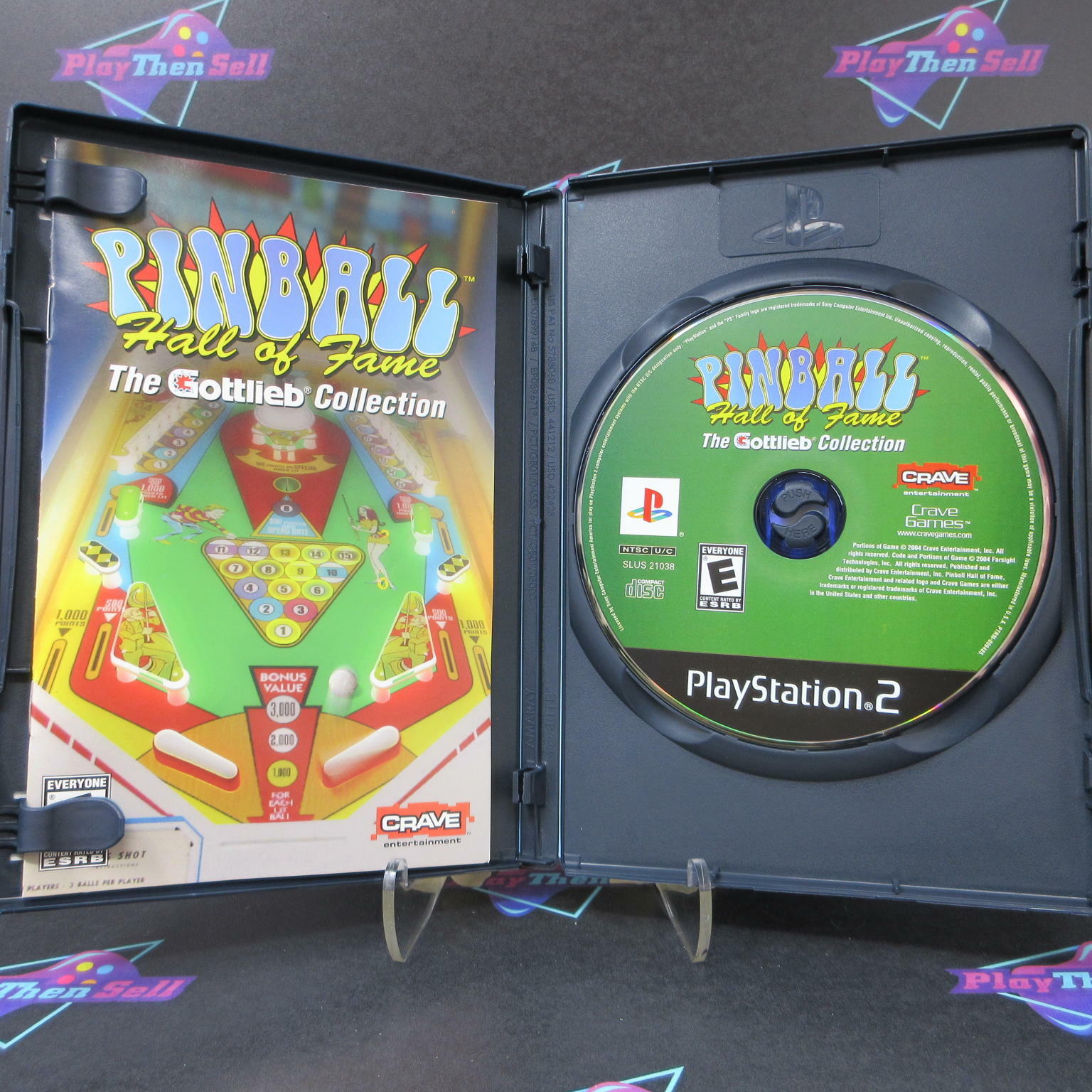 Pinball Hall of Fame The Gottlieb Collection PS2 PlayStation 2 - Like New