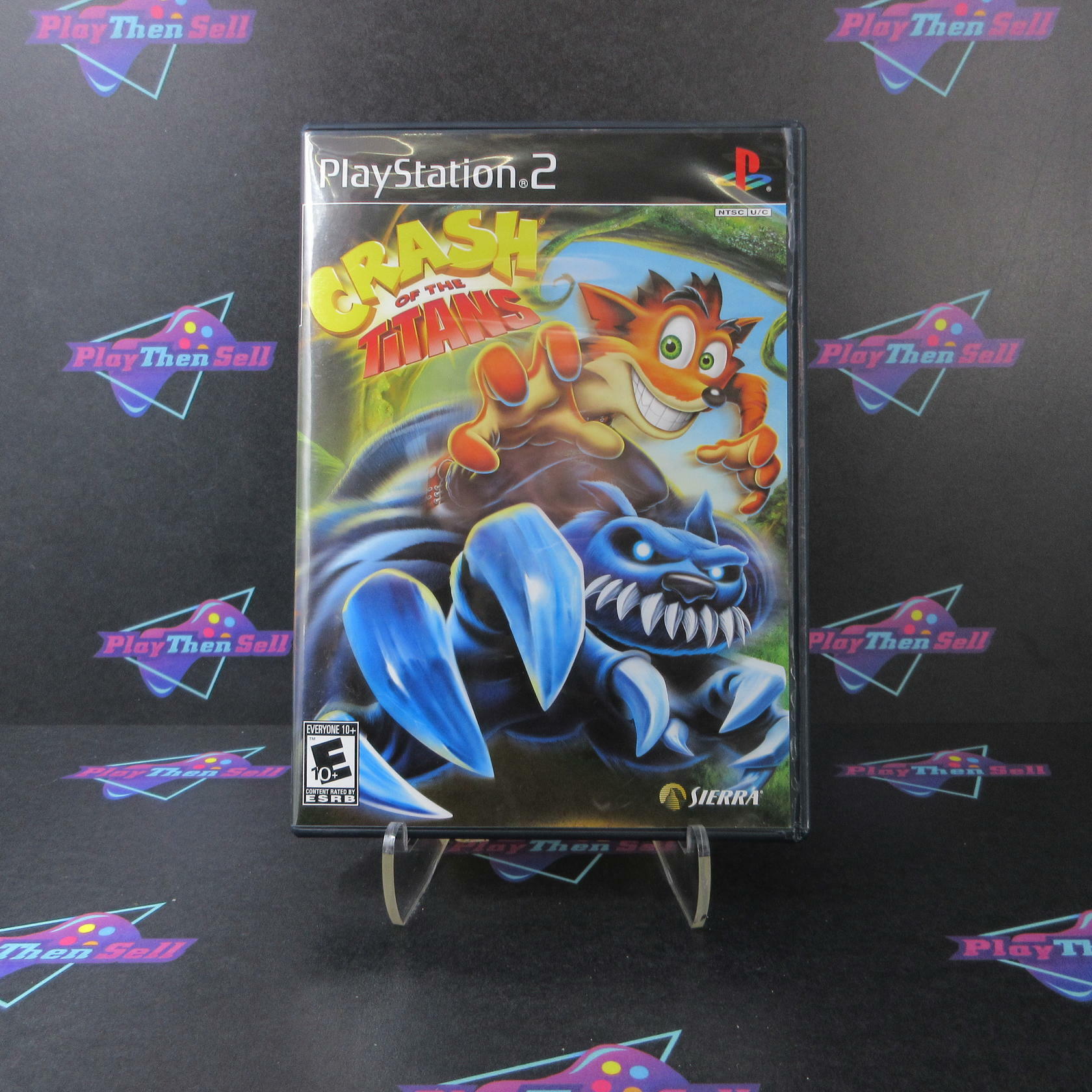 Crash of the Titans PS2 PlayStation 2 Black Label - Like New