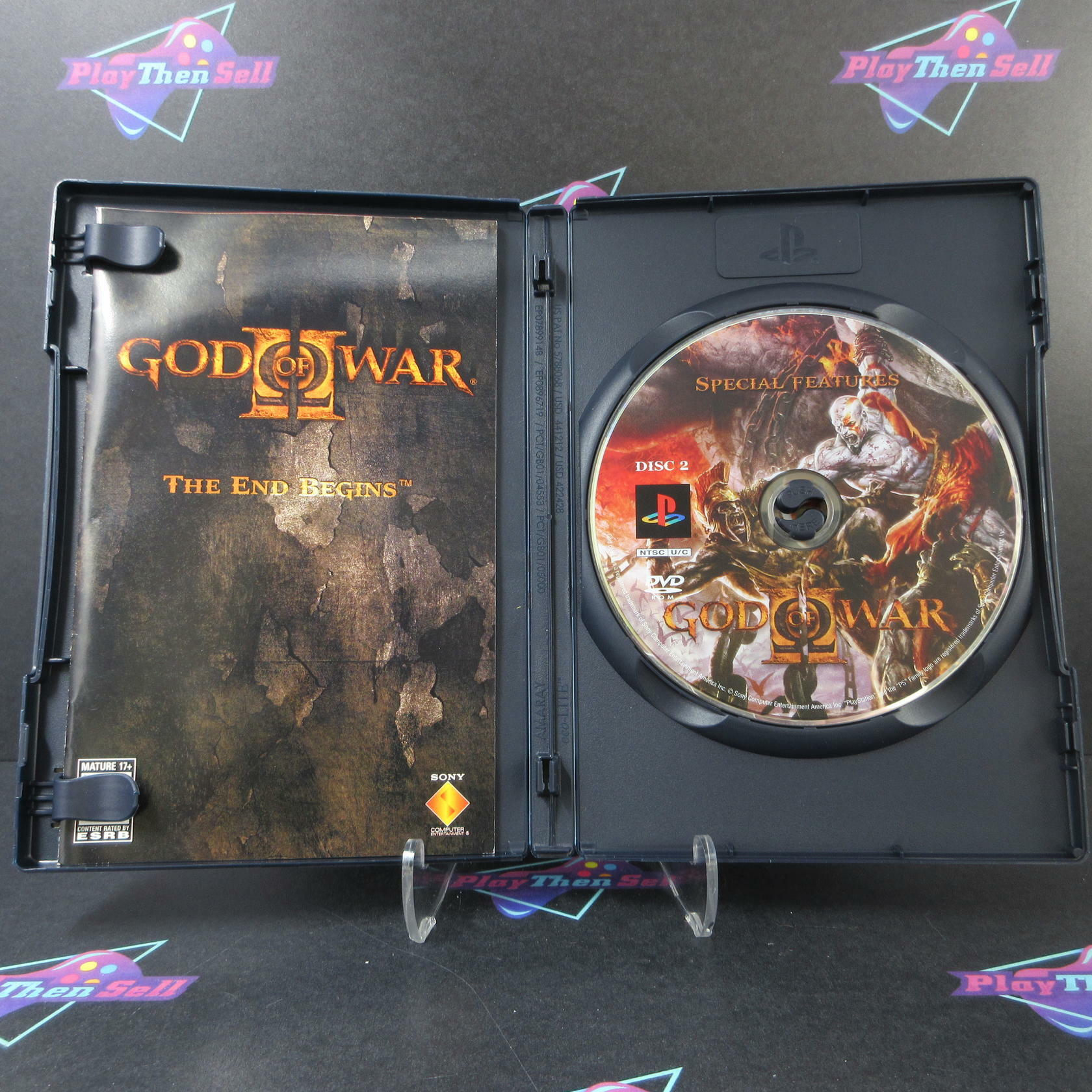 God of War 2 PS2 PlayStation 2 GH Disc - Like New