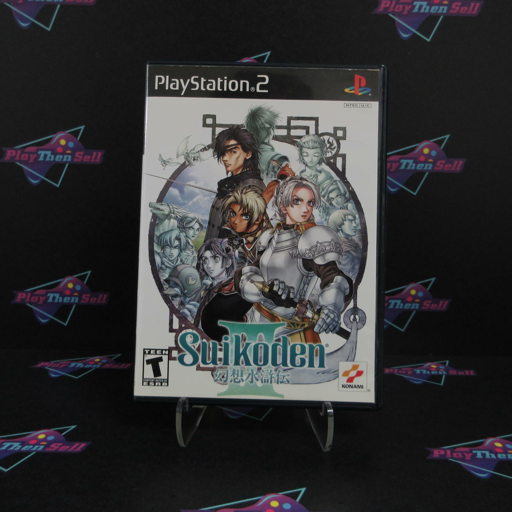 Suikoden III 3 PS2 PlayStation 2 + Reg Card - Like New