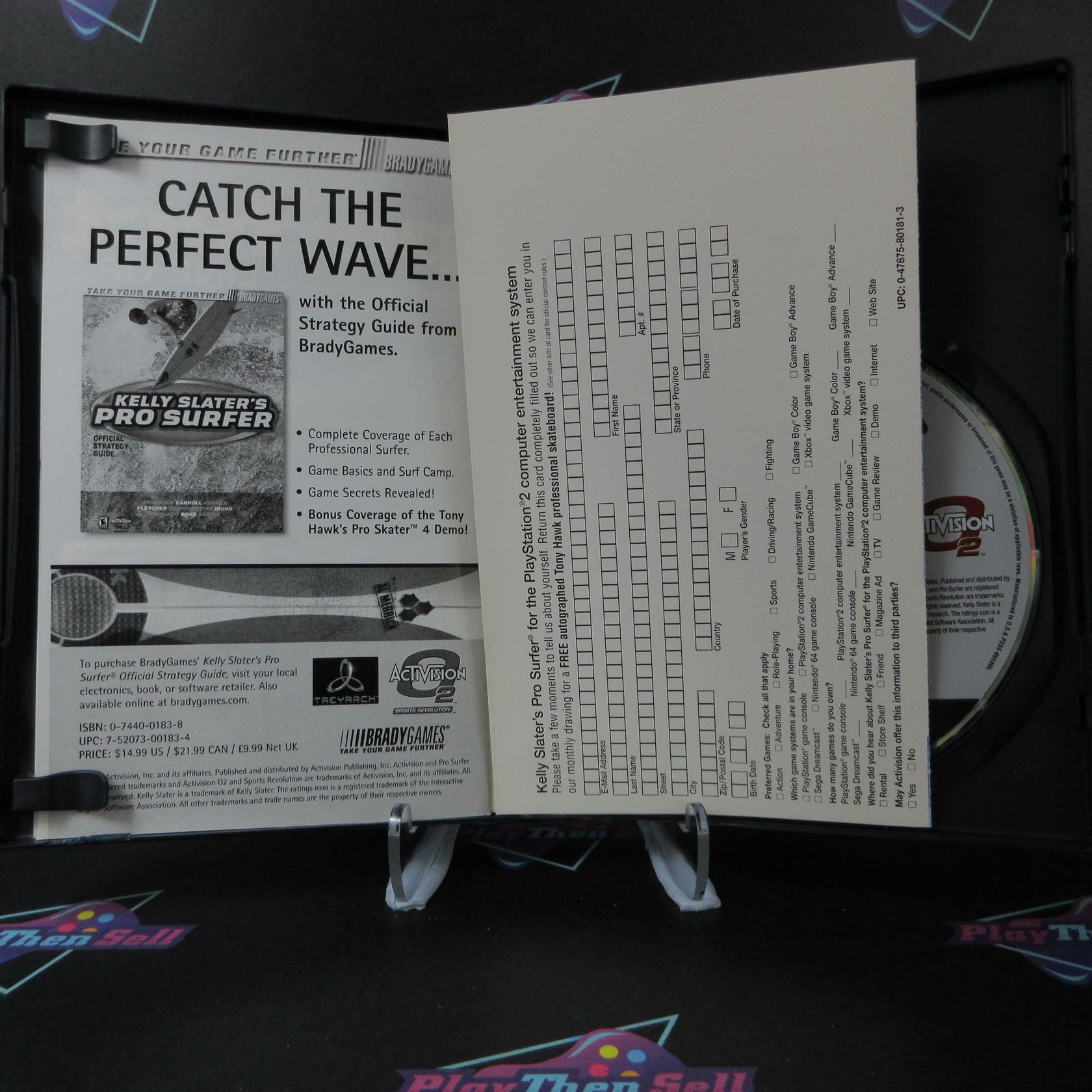 Kelly Slater's Pro Surfer PS2 PlayStation 2 + Reg Card - Like New
