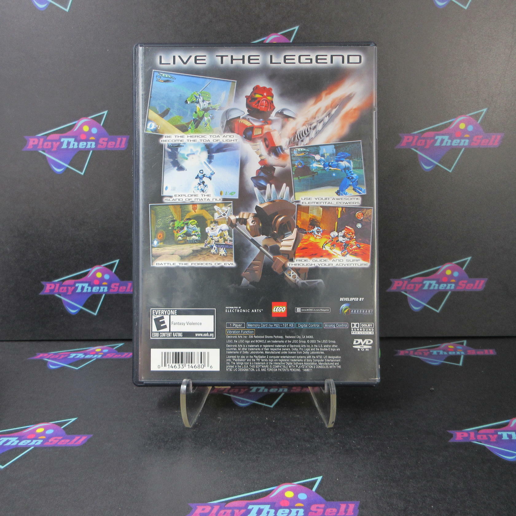 Bionicle PS2 PlayStation 2 - Like New