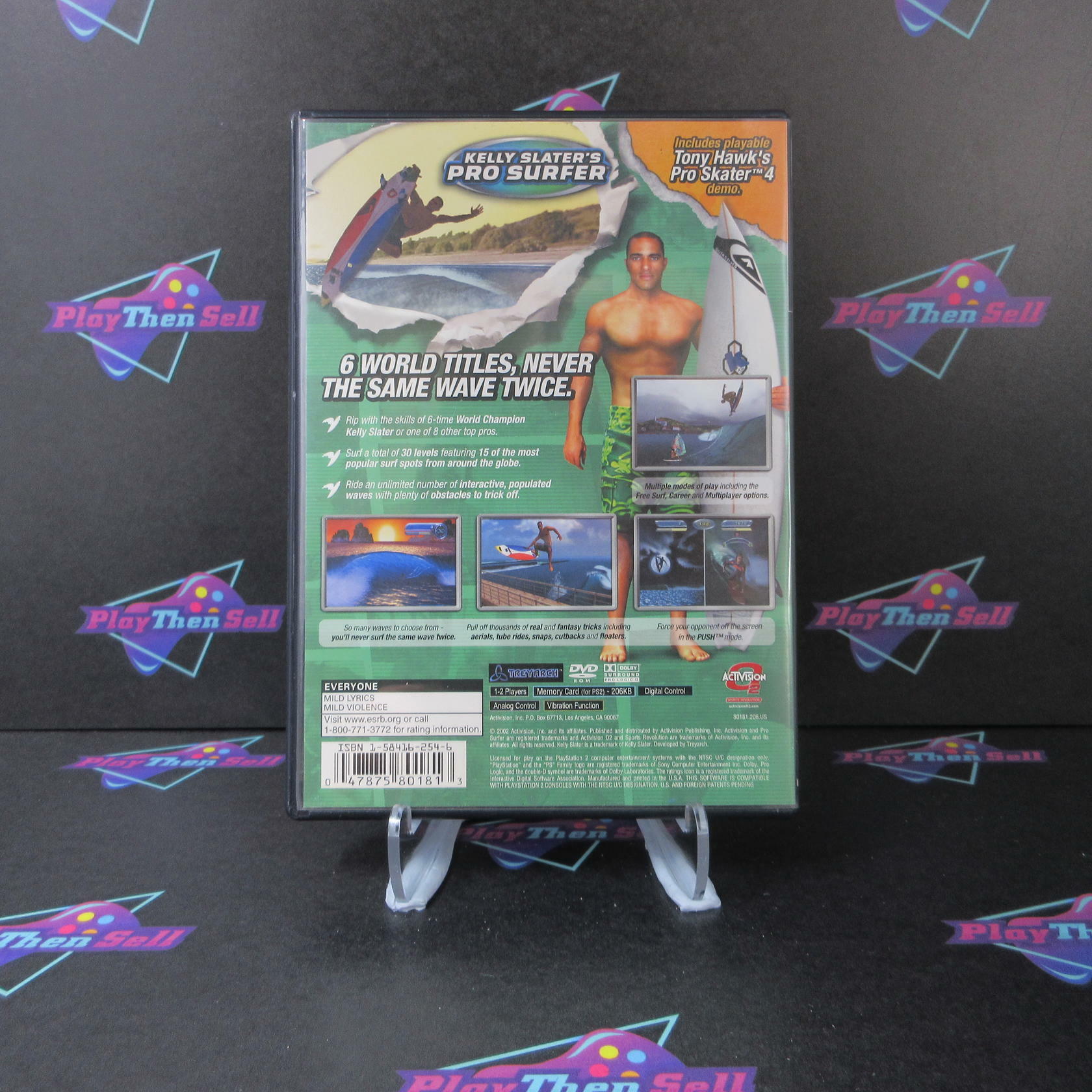 Kelly Slater's Pro Surfer PS2 PlayStation 2 + Reg Card - Like New