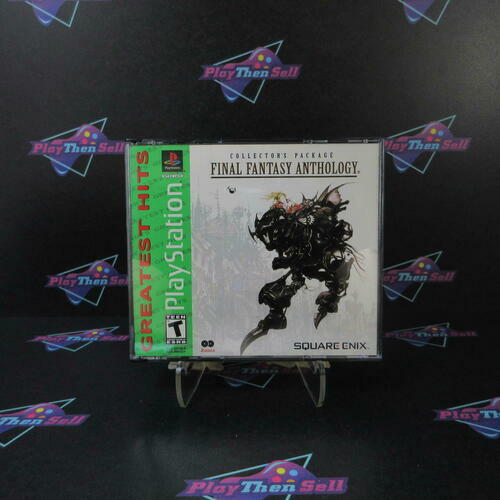 Final Fantasy Anthology Greatest Hits PS1 PlayStation 1 - Like New