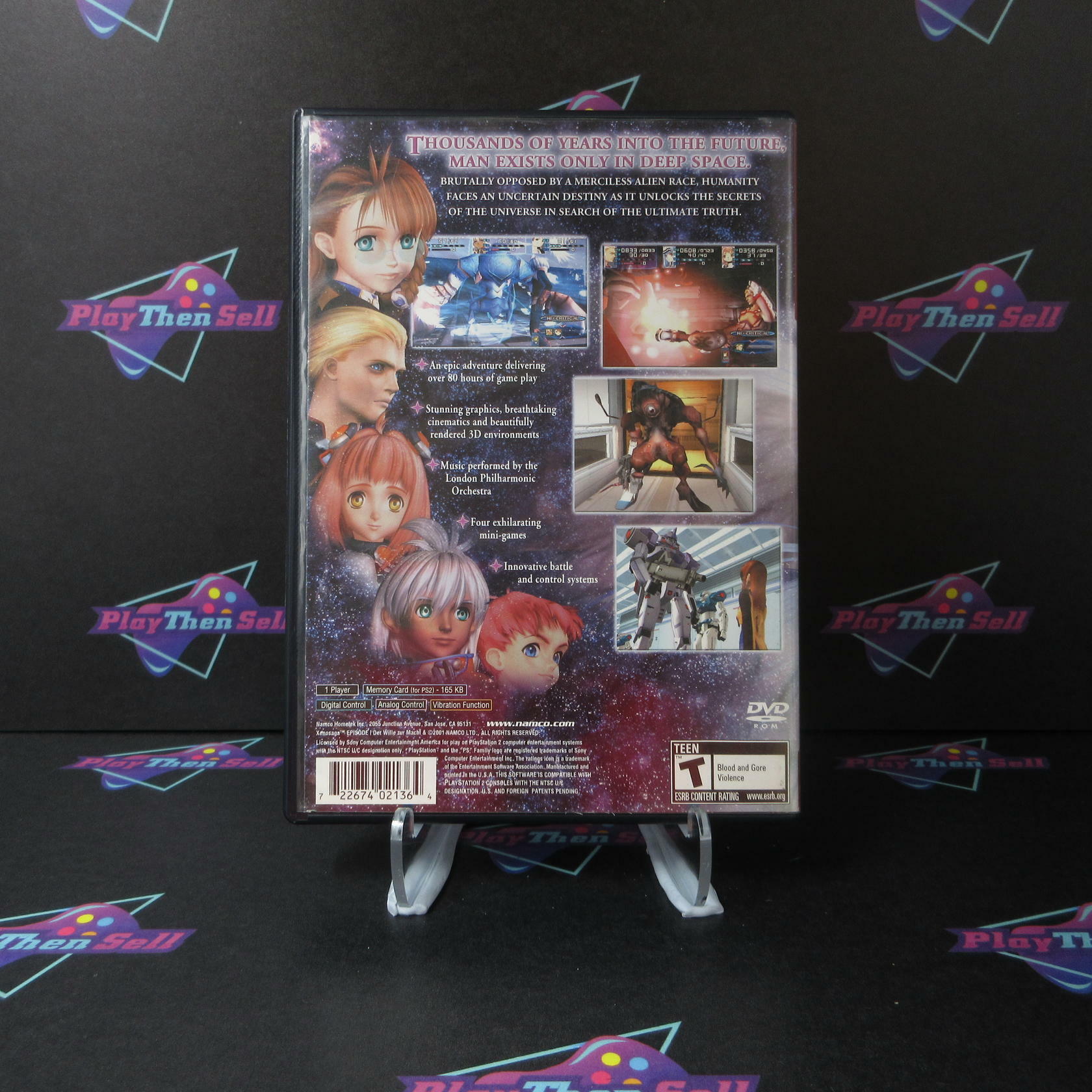 Xenosaga Episode 1 PS2 PlayStation 2 GH - Very Good