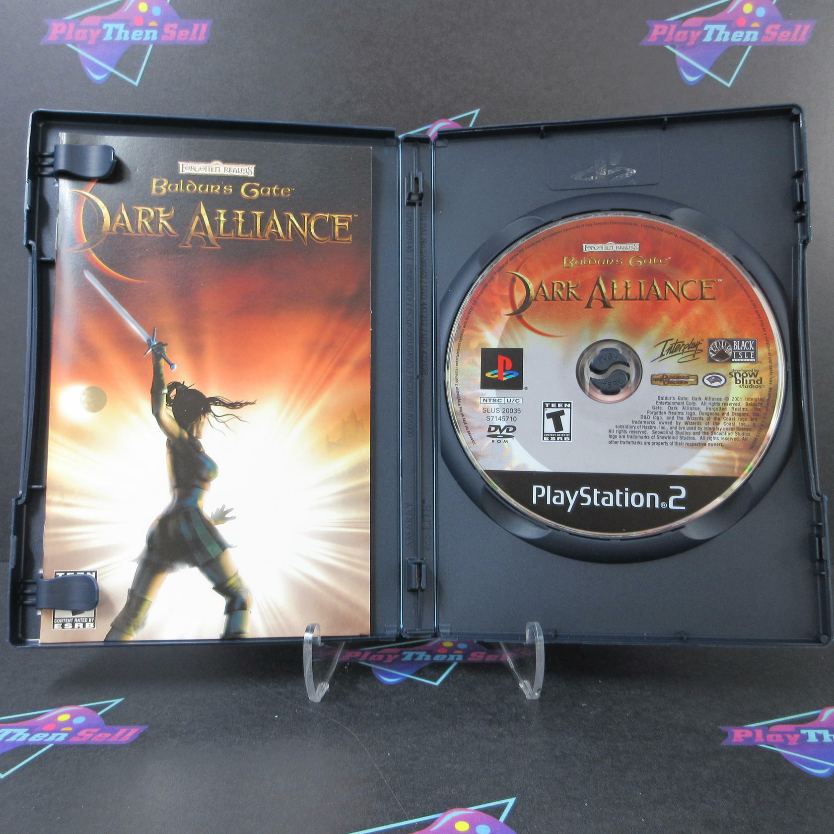 Baldur's Gate Dark Alliance PS2 PlayStation 2 + Reg Card - Like New