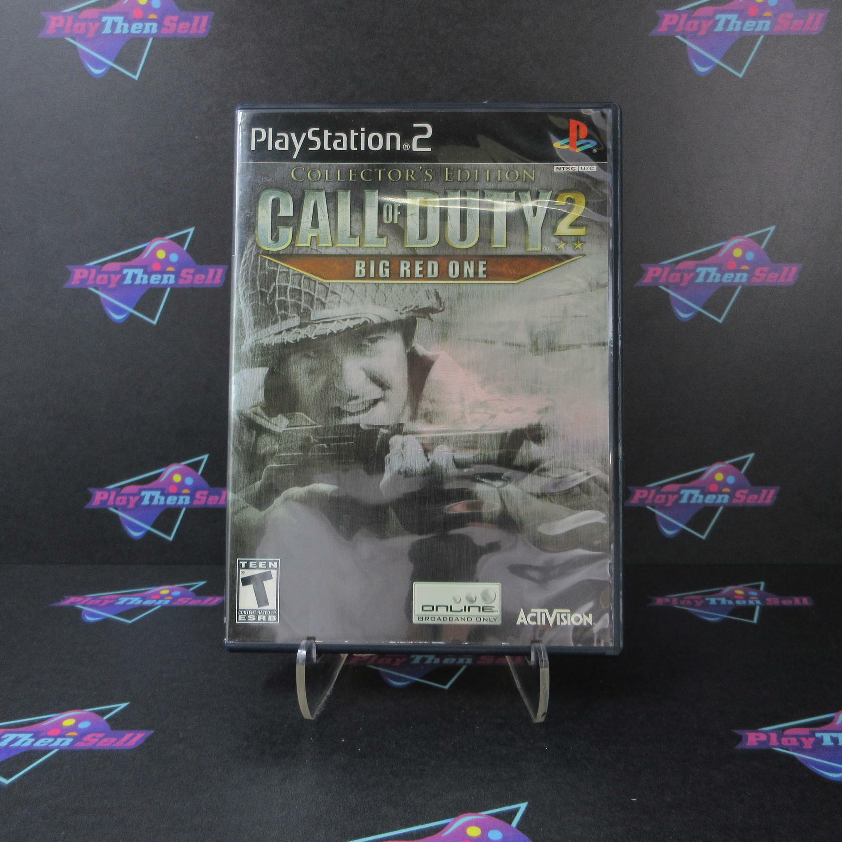 Call of Duty 2 Big Red One Collector's Edition PS2 PlayStation 2 - Like New
