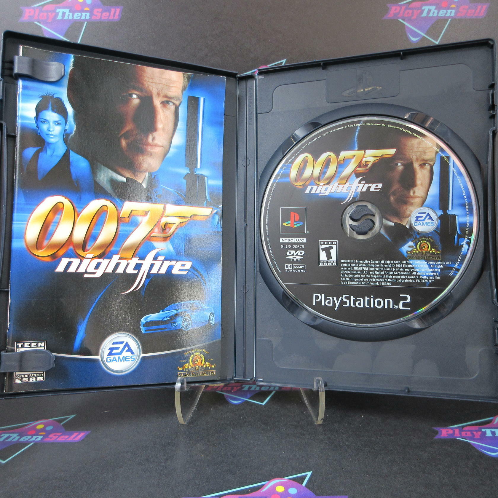 James Bond 007 Nightfire PS2 PlayStation 2 Black Label - Like New