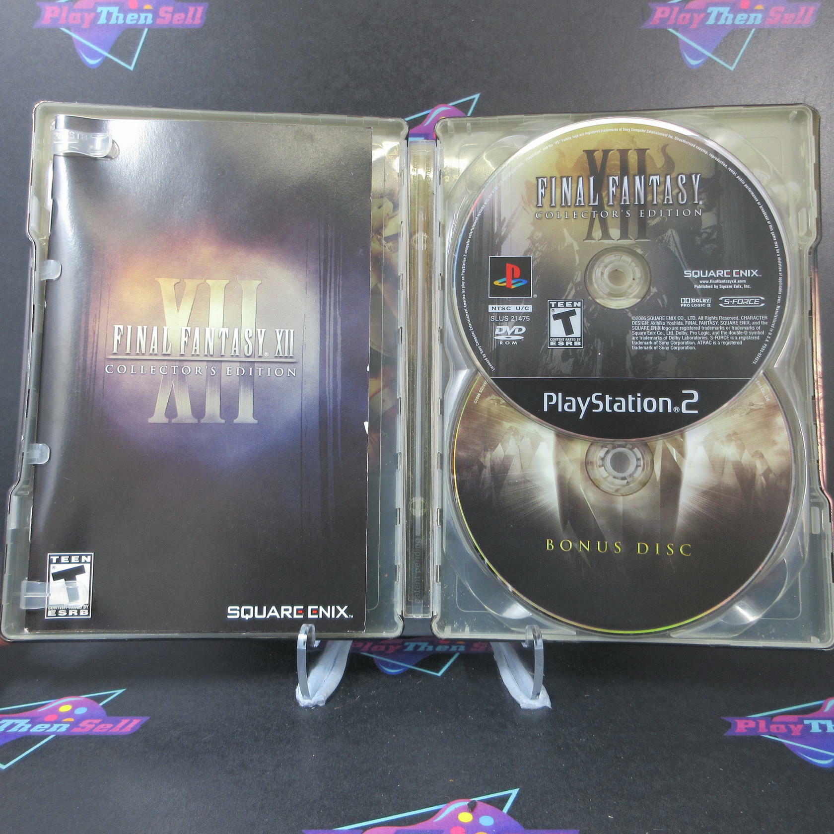 Final Fantasy XII Collector's Edition + Reg Card PS2 PlayStation 2 AD CIB - Very Good