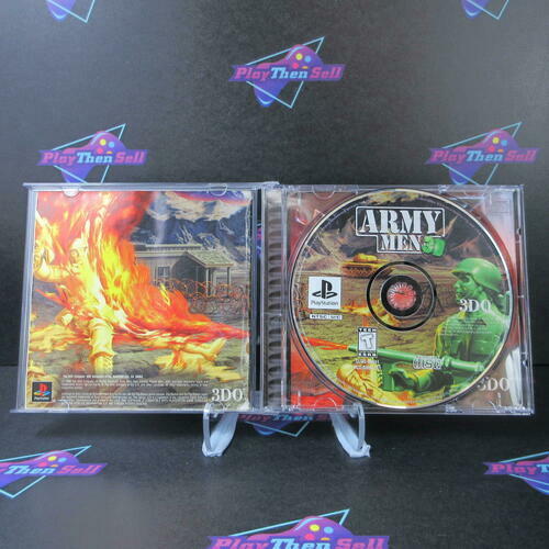 Army Men 3D PS1 PlayStation 1 MD Complete CIB - Very Good