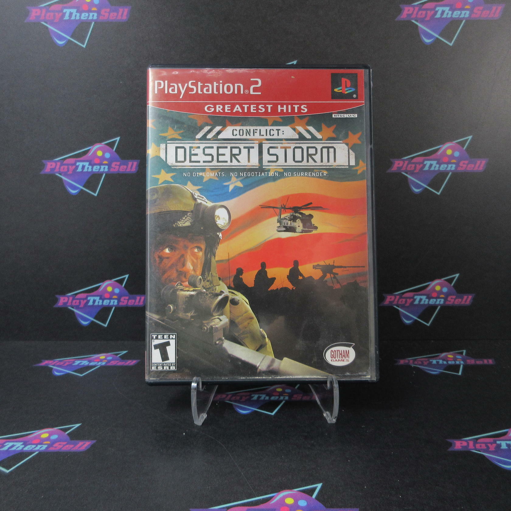 Conflict Desert Storm GH PS2 PlayStation 2 AD/NM - Very Good