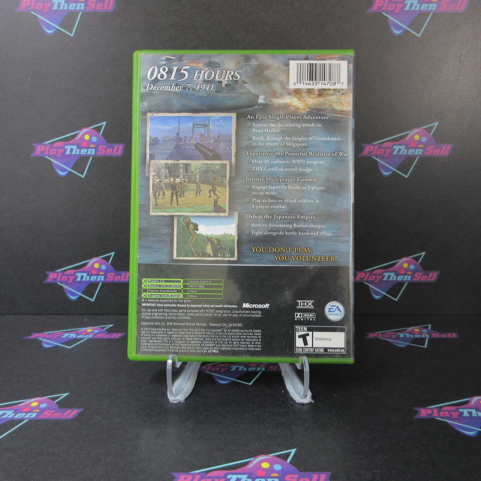 Medal of Honor Rising Sun Xbox AD/MD Complete CIB - Very Good