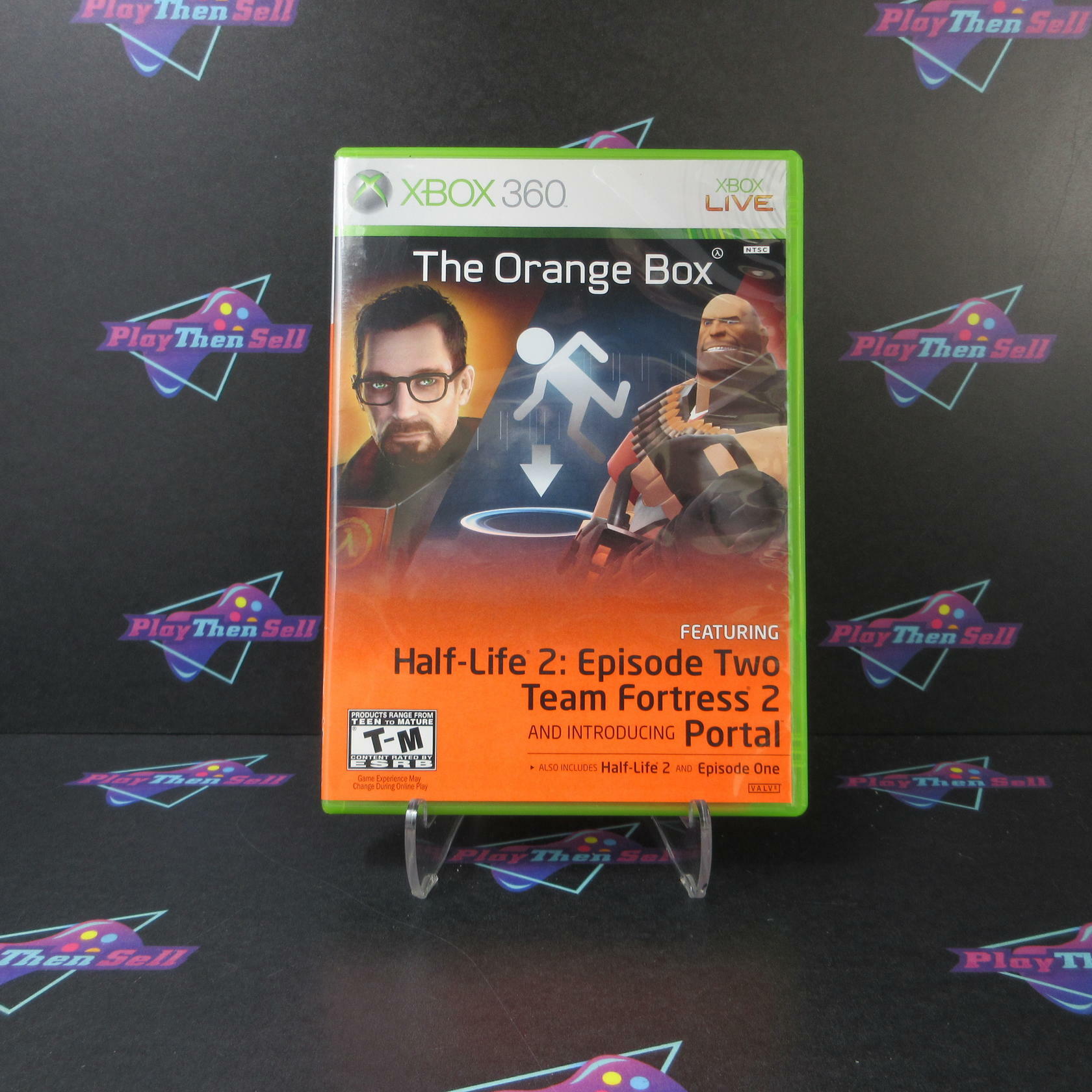 Orange Box Xbox 360 AD Complete CIB - Very Good