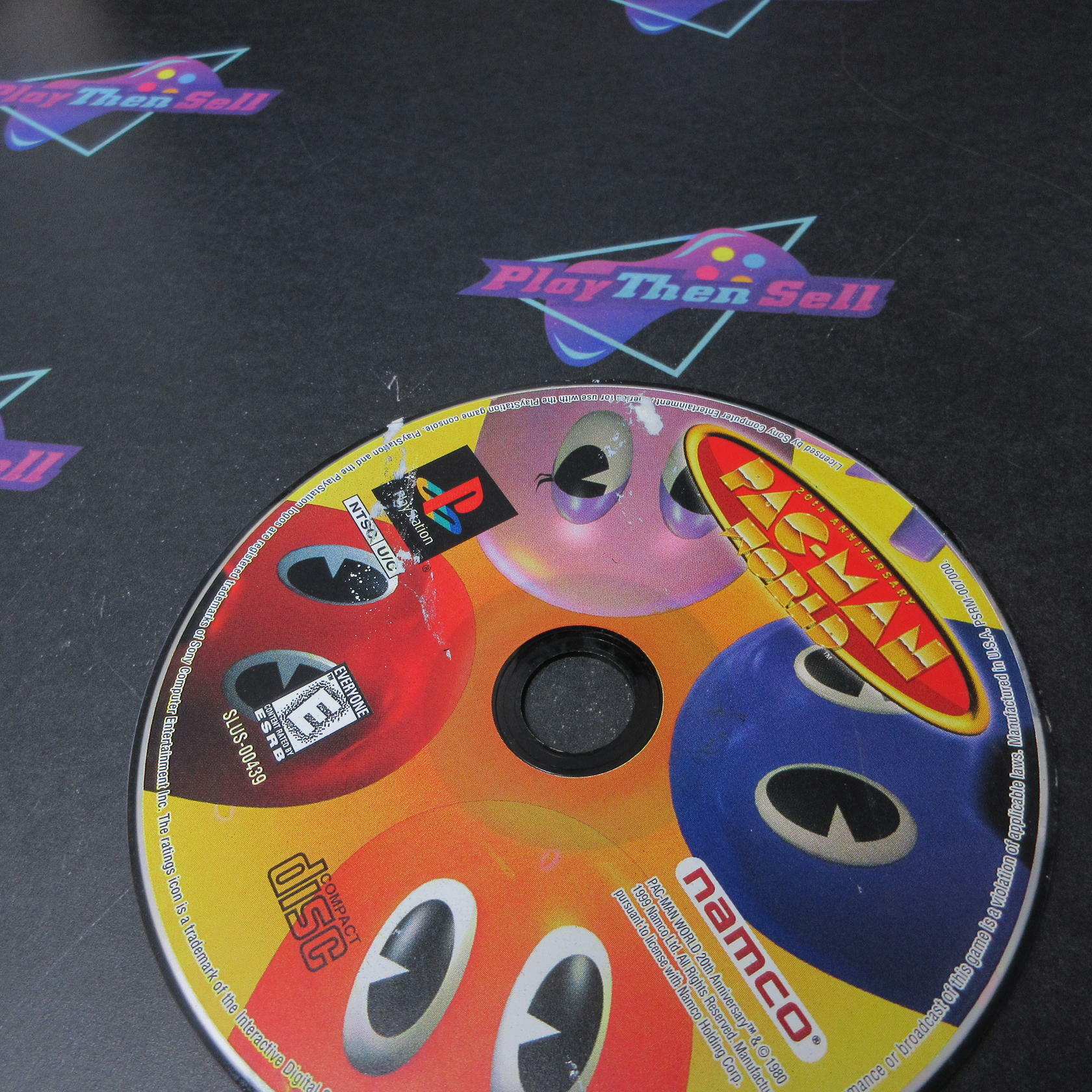 Pac-Man World PS1 PlayStation 1 AD/DD/NM - Very Good