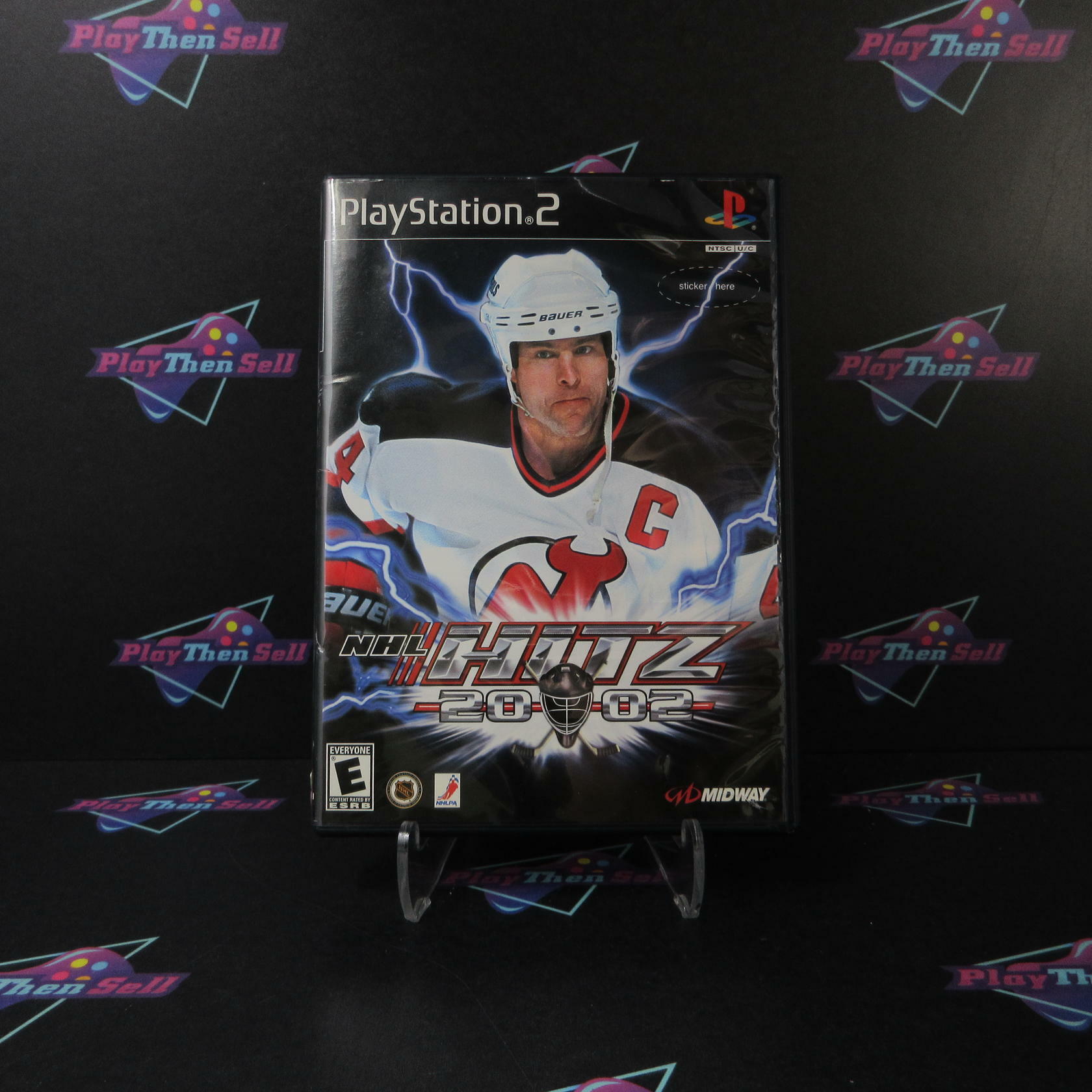 NHL Hitz 2002 + Reg Card PS2 PlayStation 2 AD Complete CIB - Very Good
