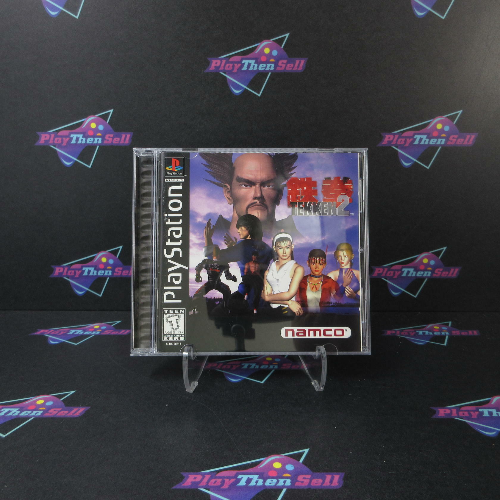Tekken 2 PS1 PlayStation 1 AD/MD Complete CIB - Very Good