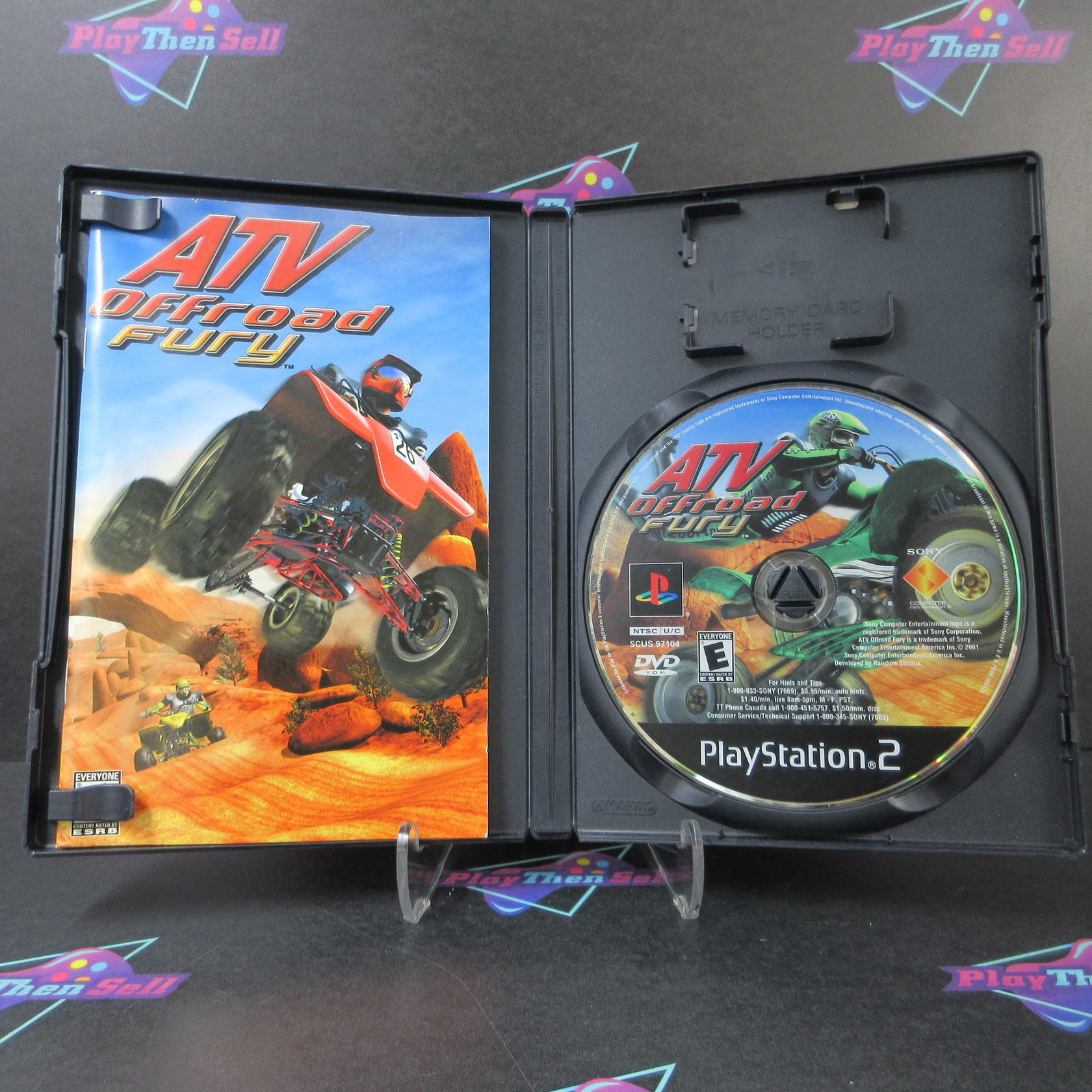ATV Offroad Fury PS2 PlayStation 2 AD Complete CIB - Very Good