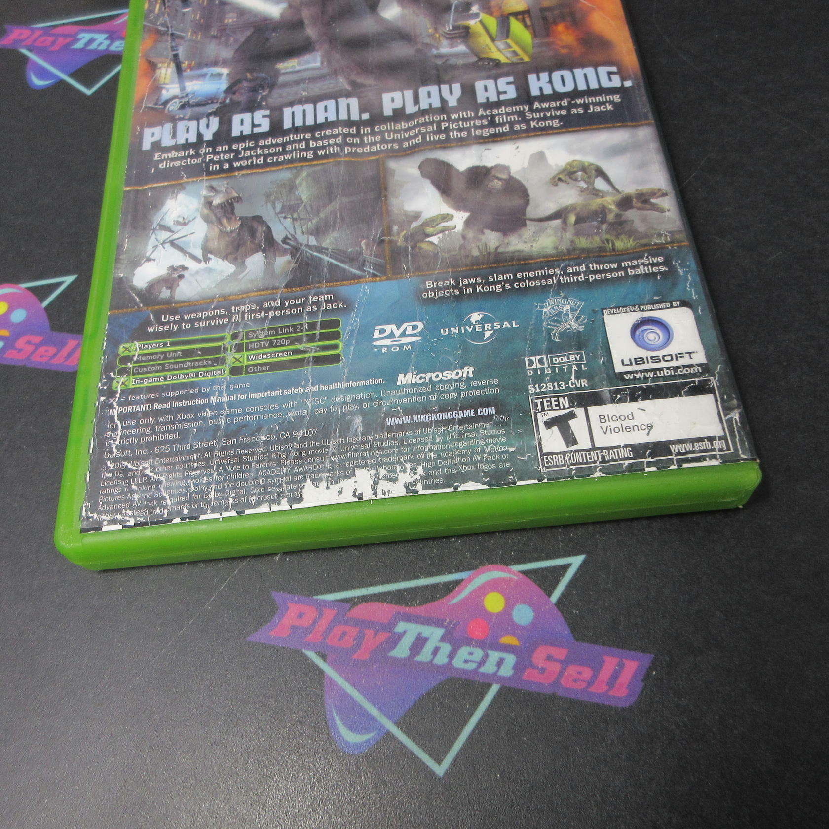 Peter Jackson's King Kong Xbox AD/MD Complete CIB - Very Good