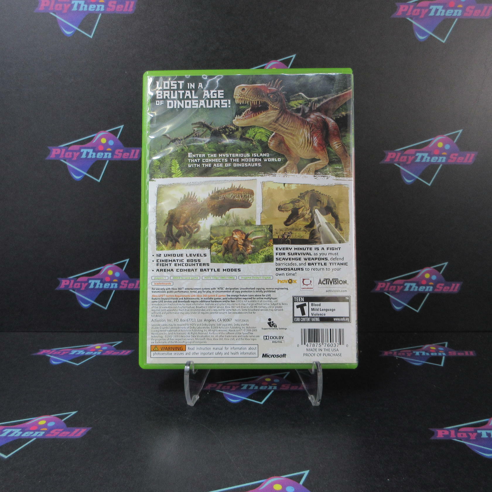 Jurassic The Hunted Xbox 360 Complete - Very Good