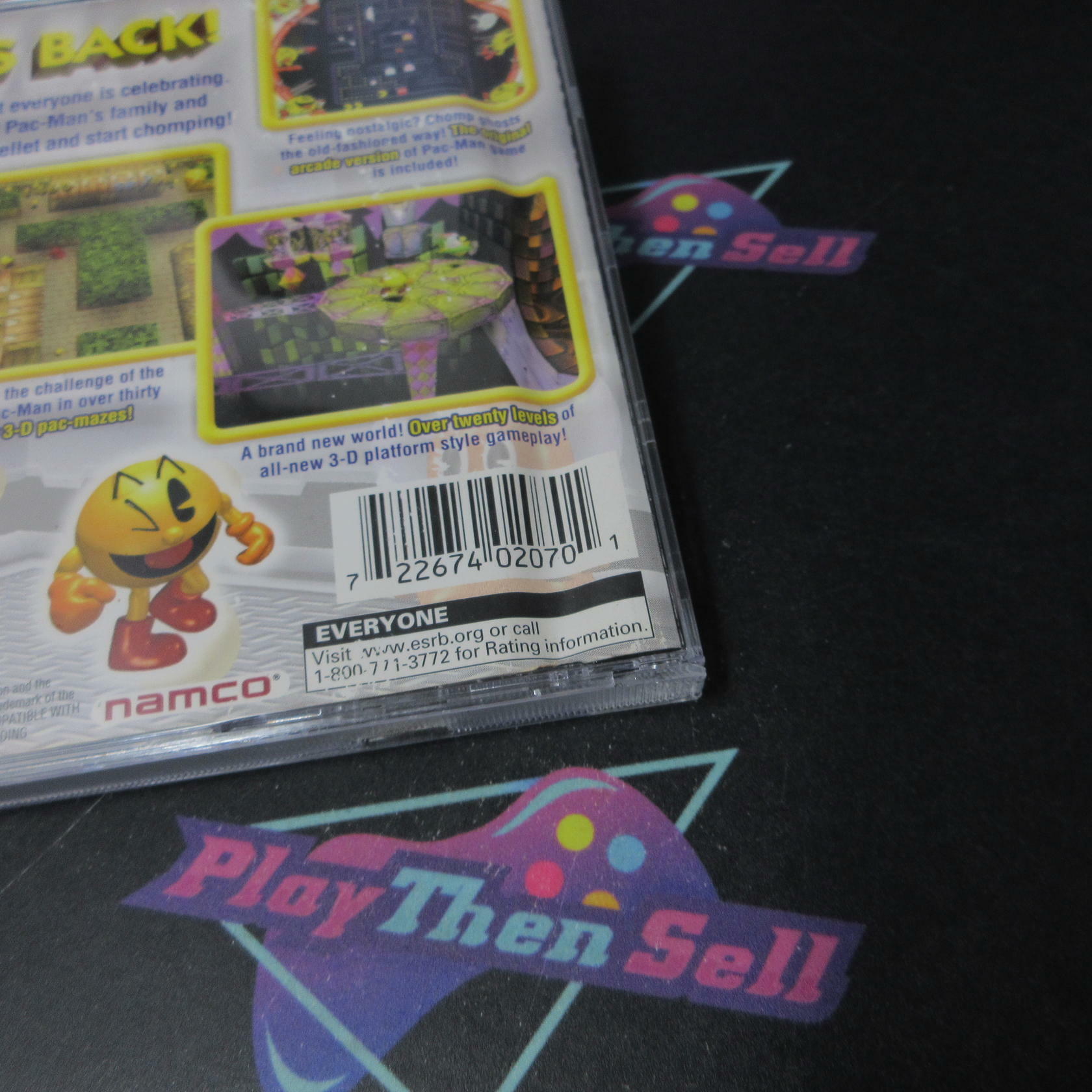 Pac-Man World PS1 PlayStation 1 AD/DD/NM - Very Good