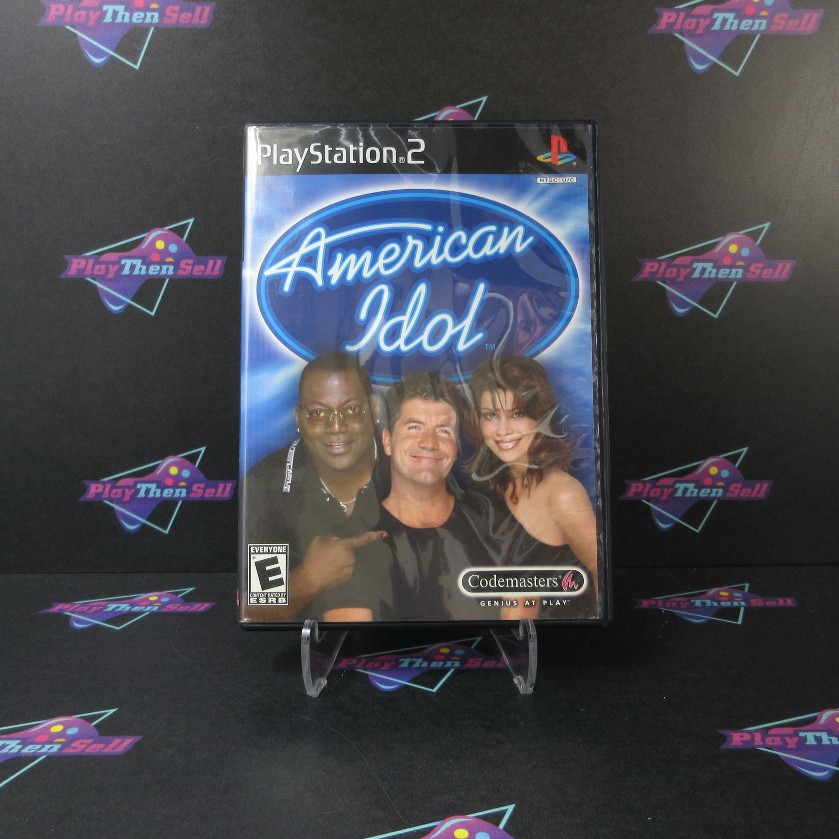 American Idol PS2 PlayStation 2 AD/MD Complete CIB - Very Good