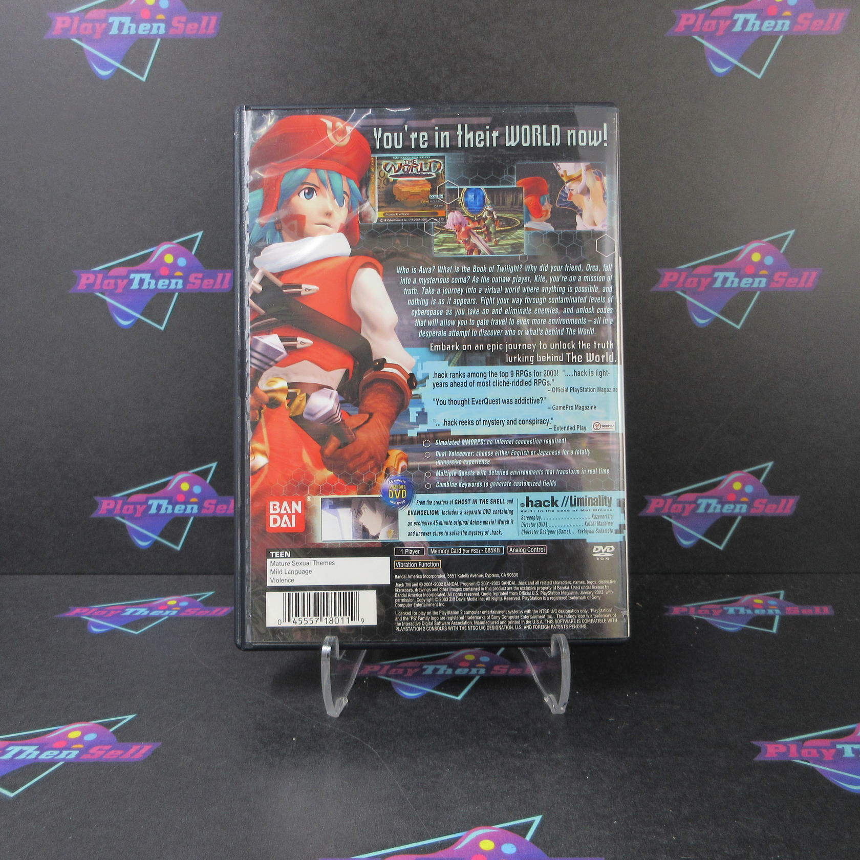 .hack Part 1 Infection PS2 PlayStation 2 AD Complete CIB - Very Good