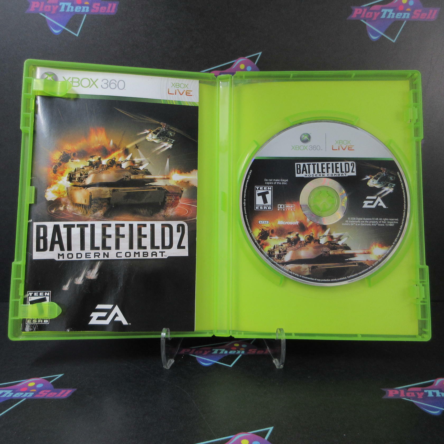 Battlefield 2 Modern Combat Xbox 360 AD/MD Complete CIB - Very Good