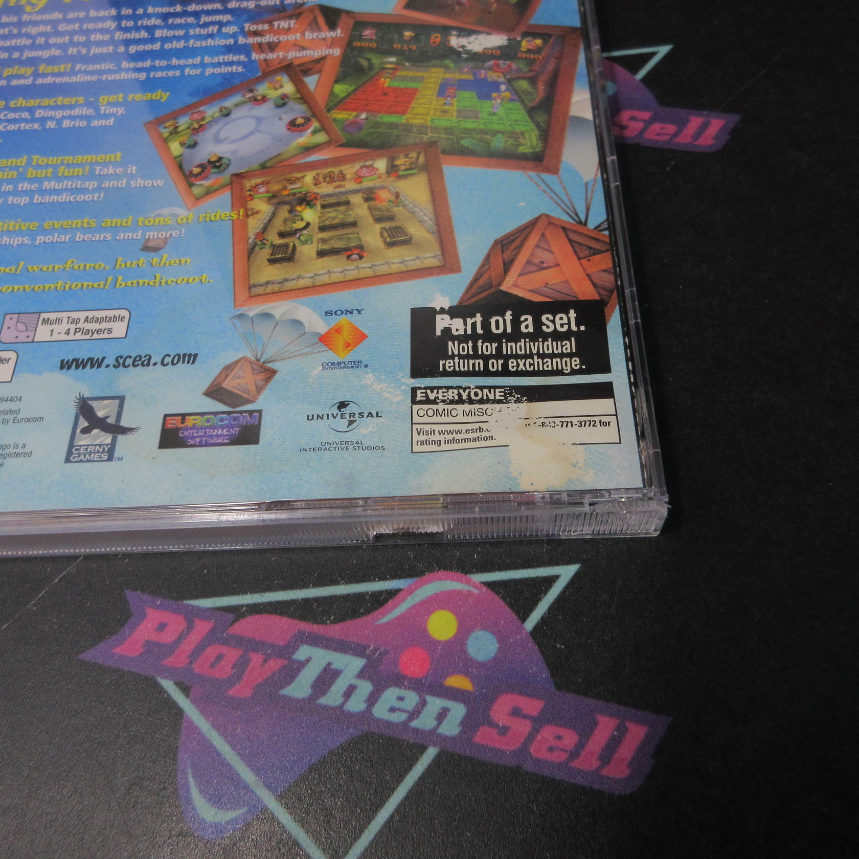Crash Bash Collector's Edition PS1 PlayStation 1 AD/MD Complete CIB - Very Good