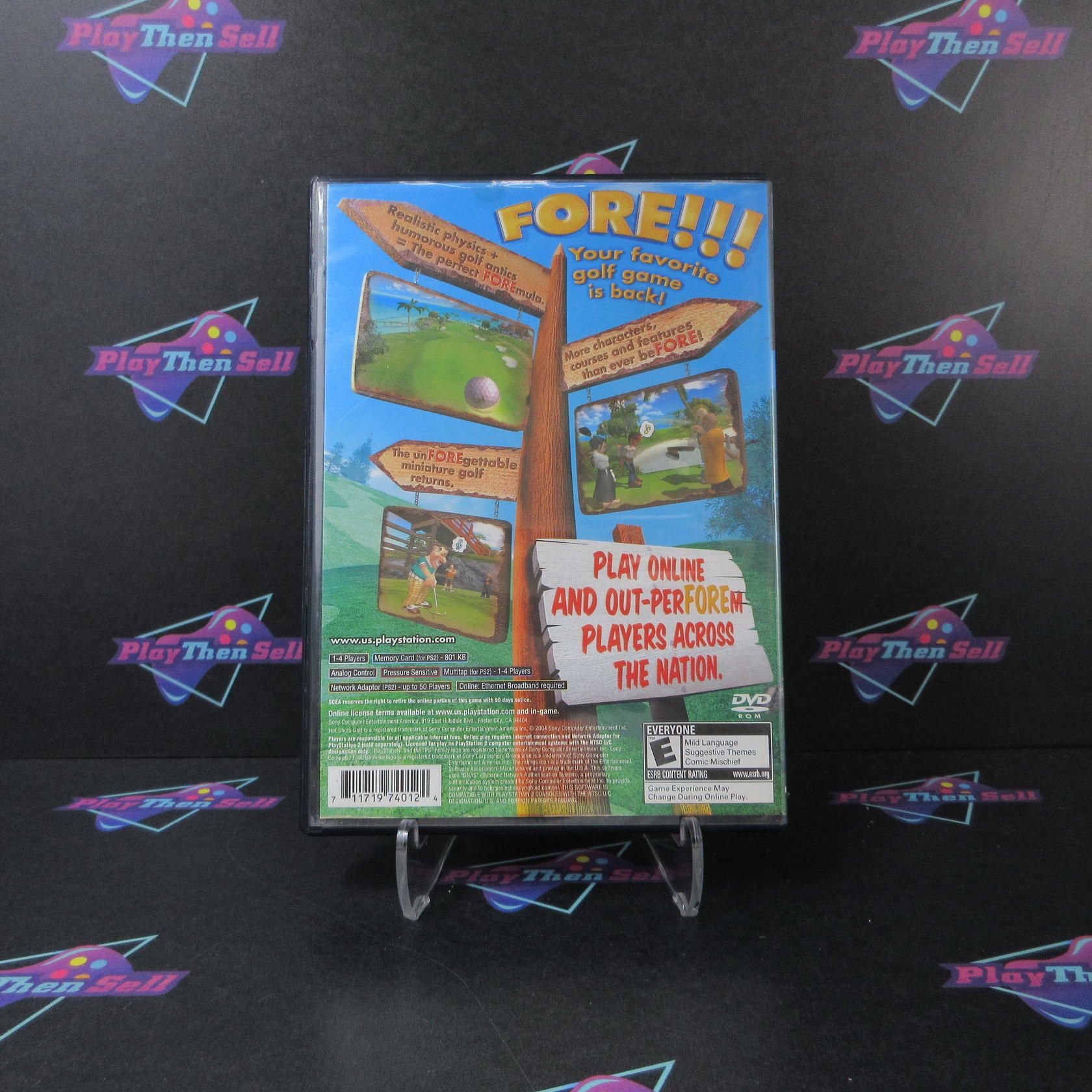 Hot Shots Golf Fore PS2 PlayStation 2 AD Complete CIB - Very Good
