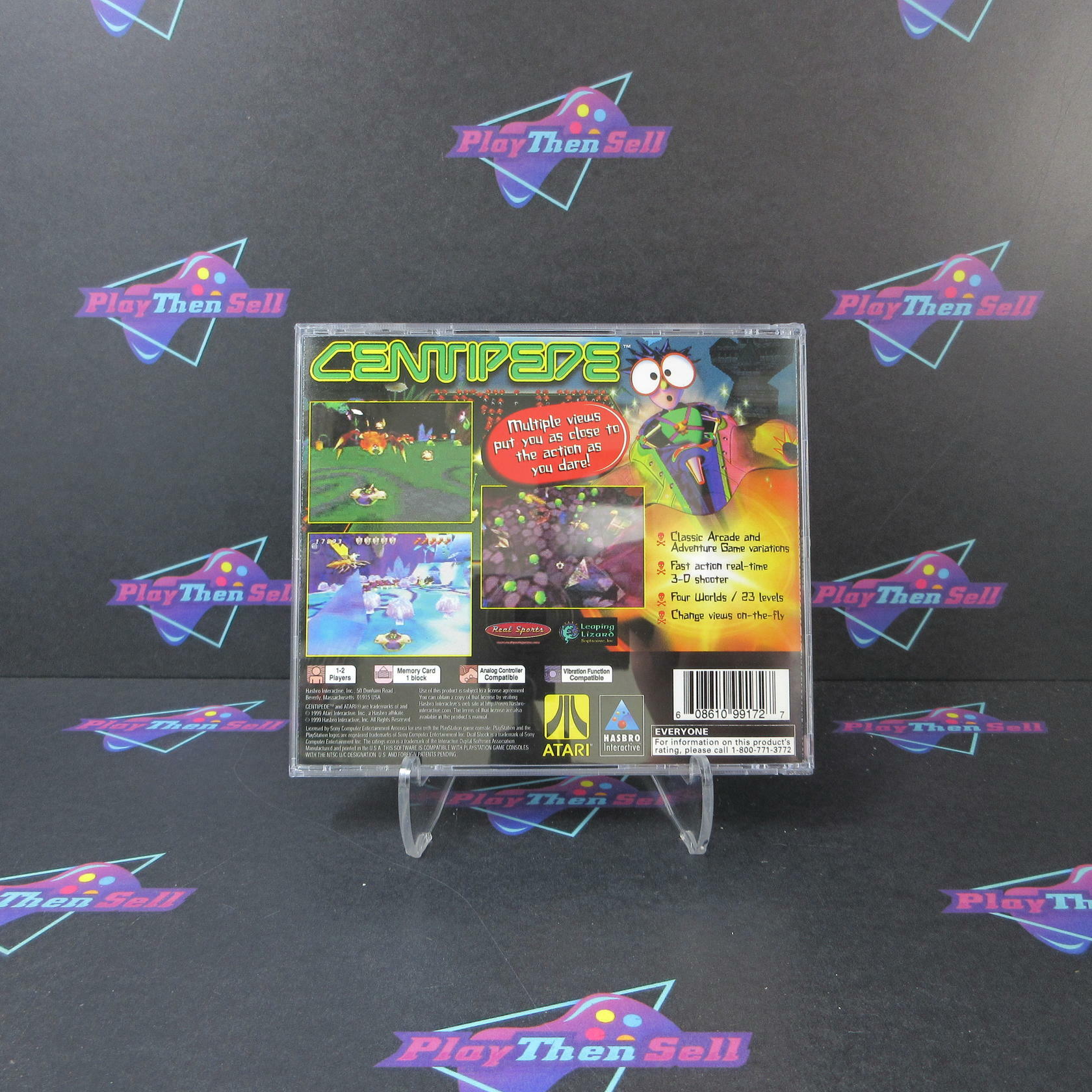 Centipede PS1 PlayStation 1 MD Complete CIB - Very Good