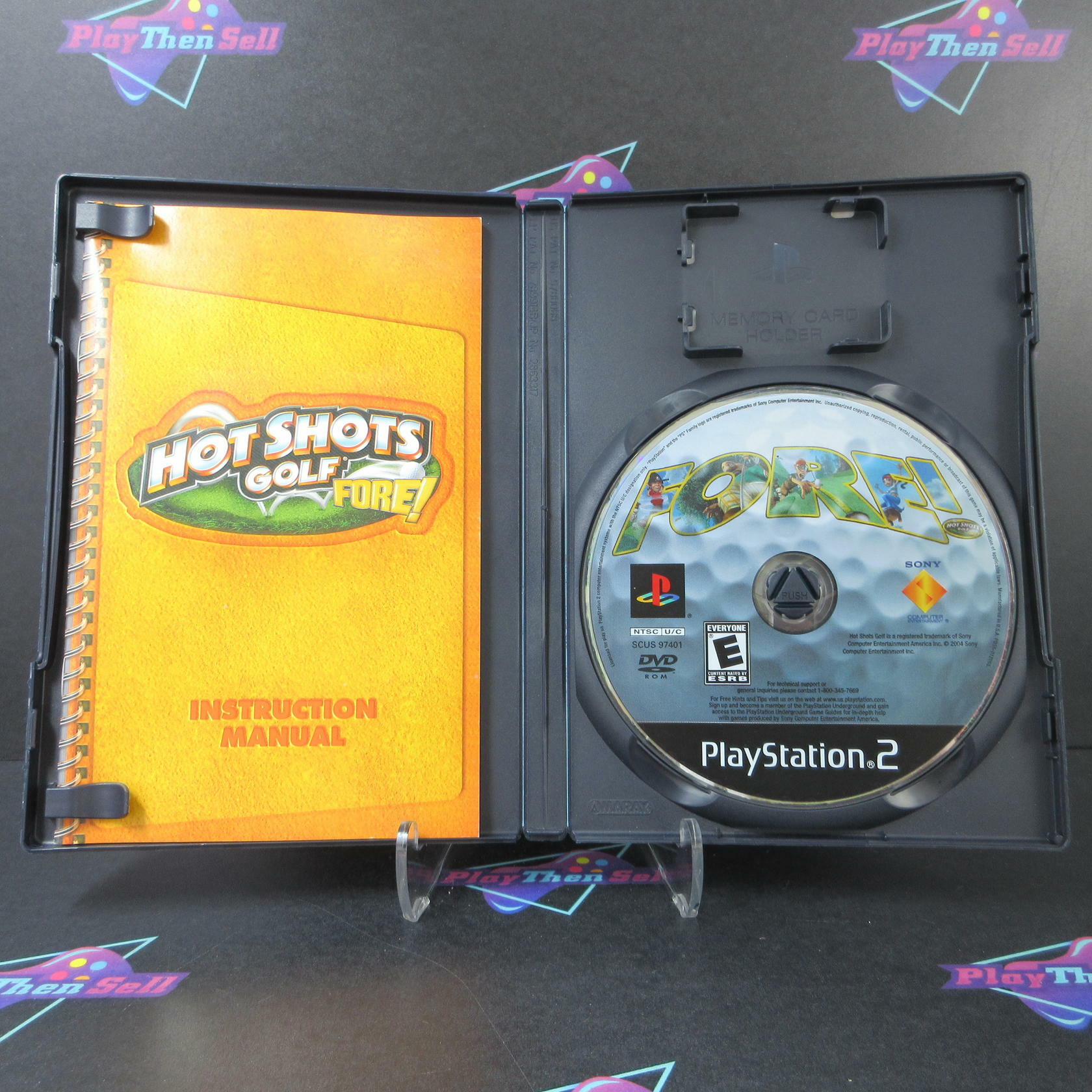 Hot Shots Golf Fore PS2 PlayStation 2 AD Complete CIB - Very Good