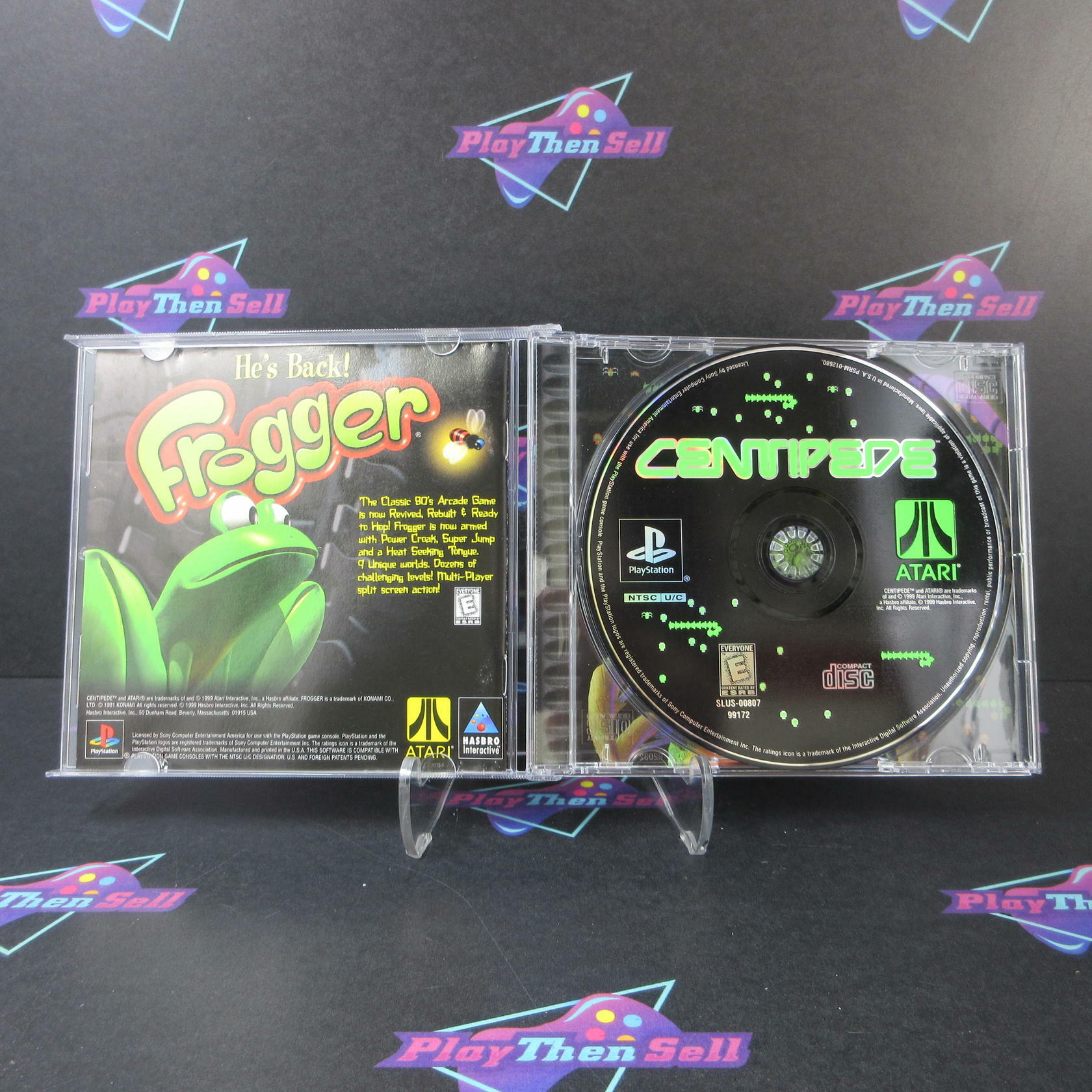 Centipede PS1 PlayStation 1 MD Complete CIB - Very Good