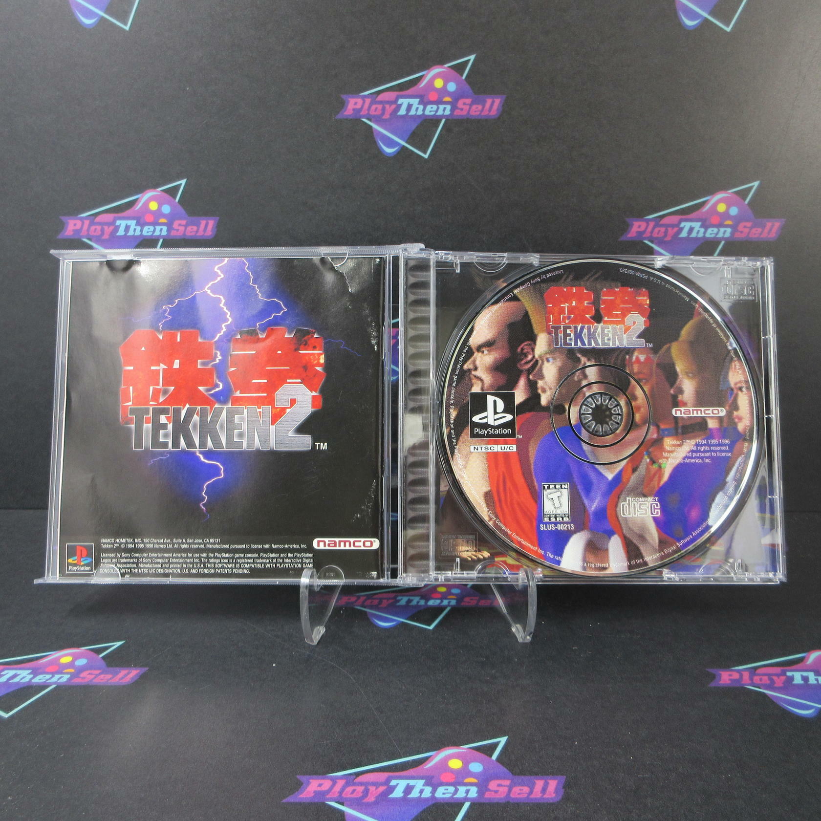 Tekken 2 PS1 PlayStation 1 AD/MD Complete CIB - Very Good