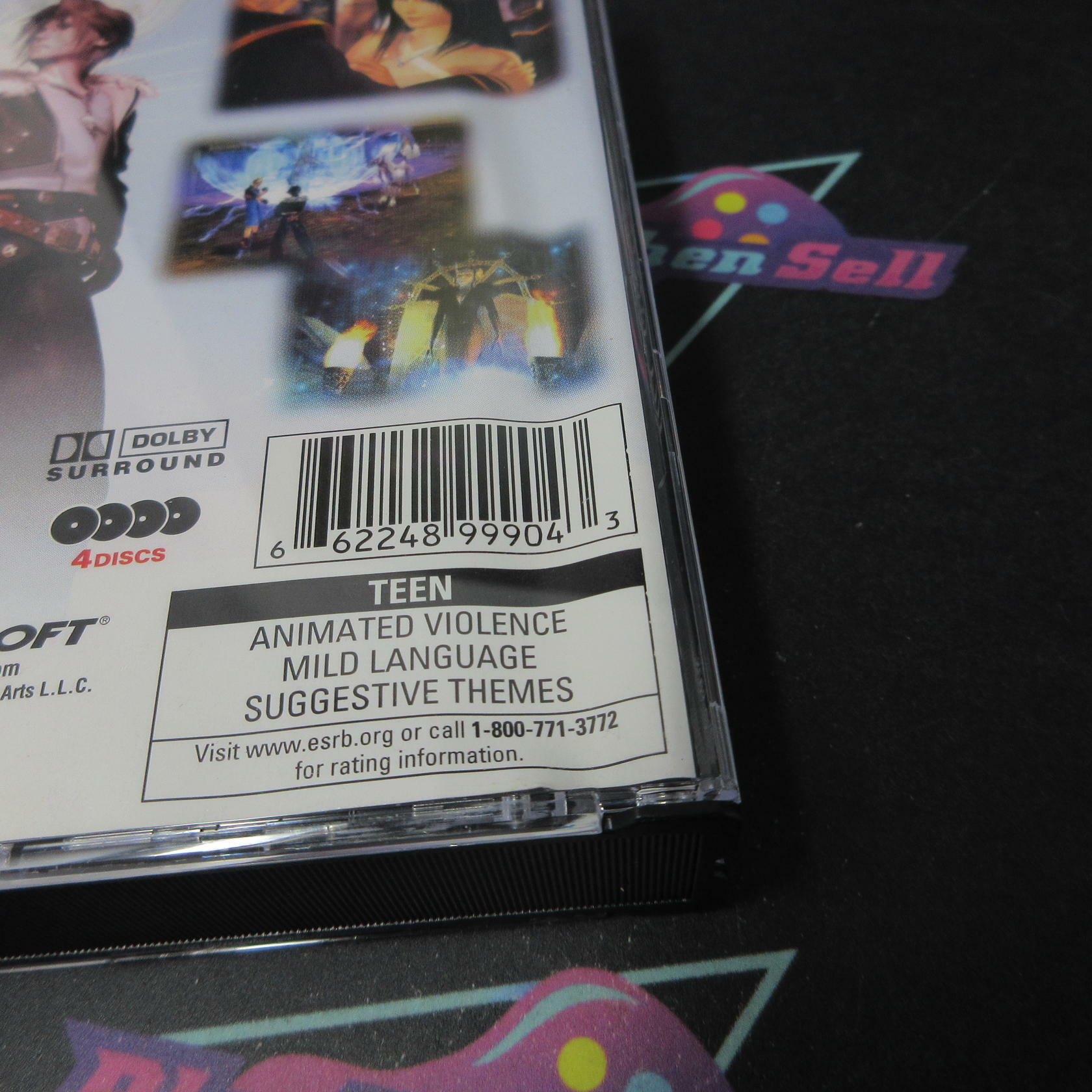 Final Fantasy VIII PS1 PlayStation 1 Black Label AD/NM - Very Good