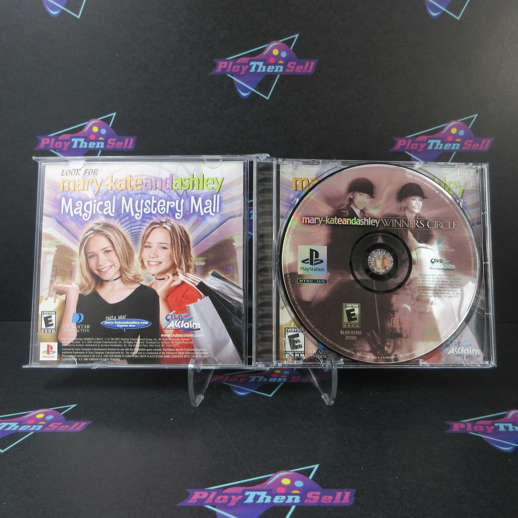 Mary Kate & Ashley's Winner Circle + Reg Card PS1 PlayStation 1 MD CIB - Very Good