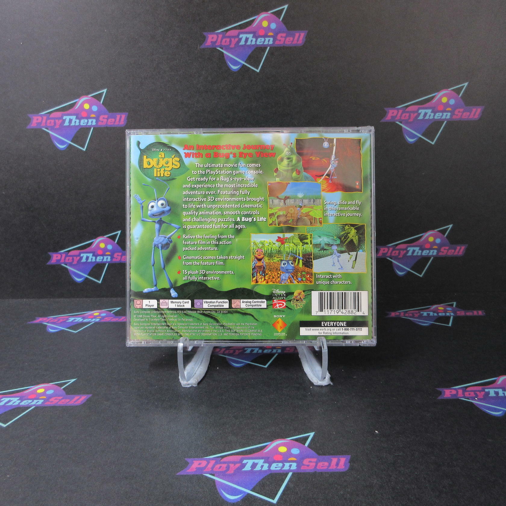 A Bug's Life GH PS1 PlayStation 1 MD Complete CIB - Very Good