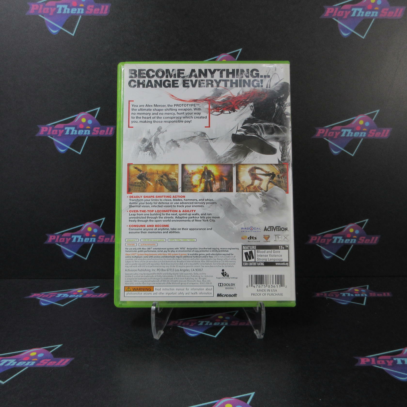 Prototype Xbox 360 AD Complete CIB - Very Good