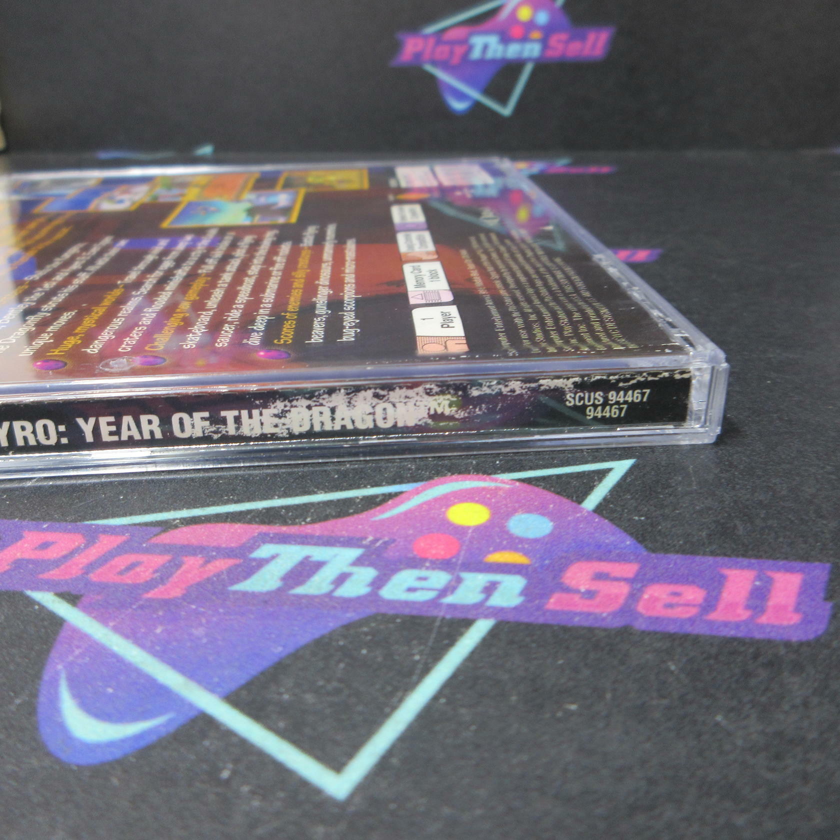Spyro Year of the Dragon GH PS1 PlayStation 1 AD/DD/NM - Very Good