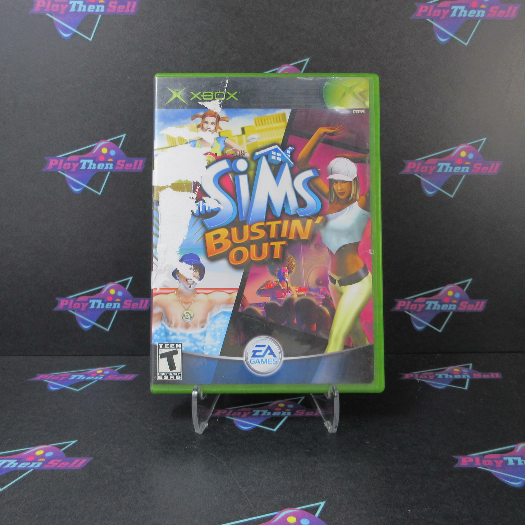 The Sims Bustin' Out Xbox AD/MD Complete CIB - Very Good