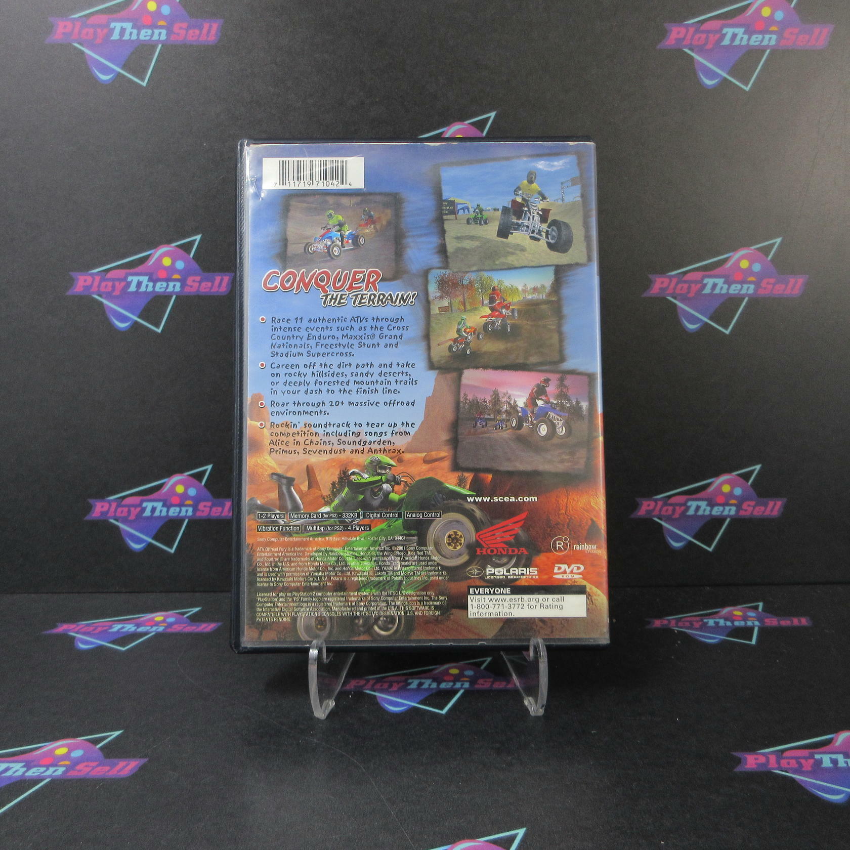 ATV Offroad Fury PS2 PlayStation 2 AD Complete CIB - Very Good