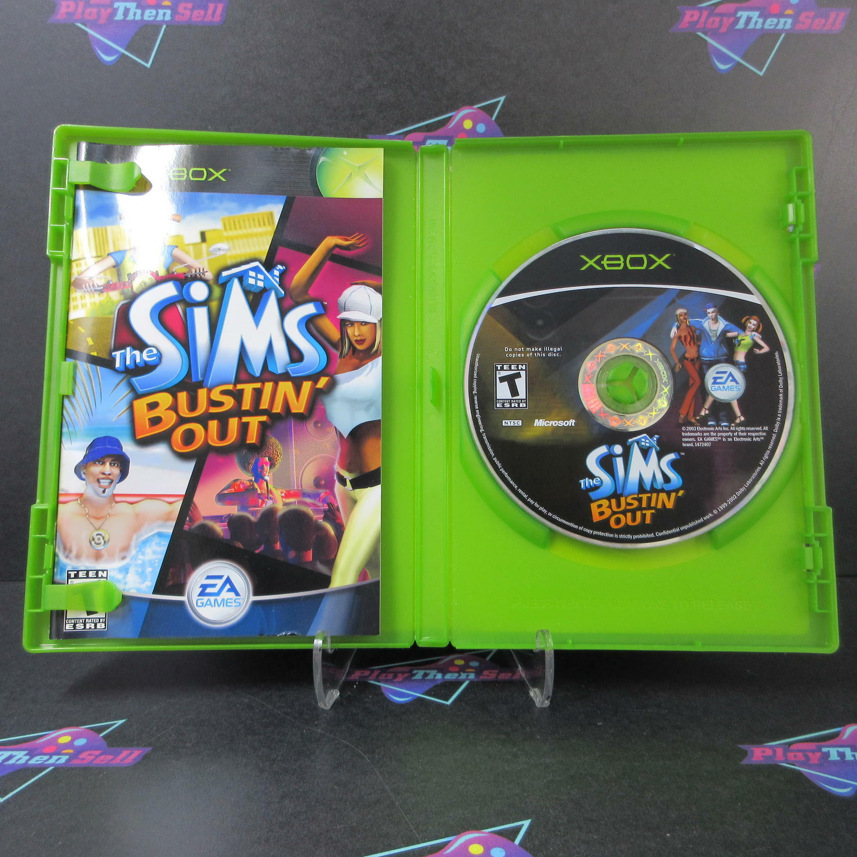 The Sims Bustin' Out Xbox AD/MD Complete CIB - Very Good