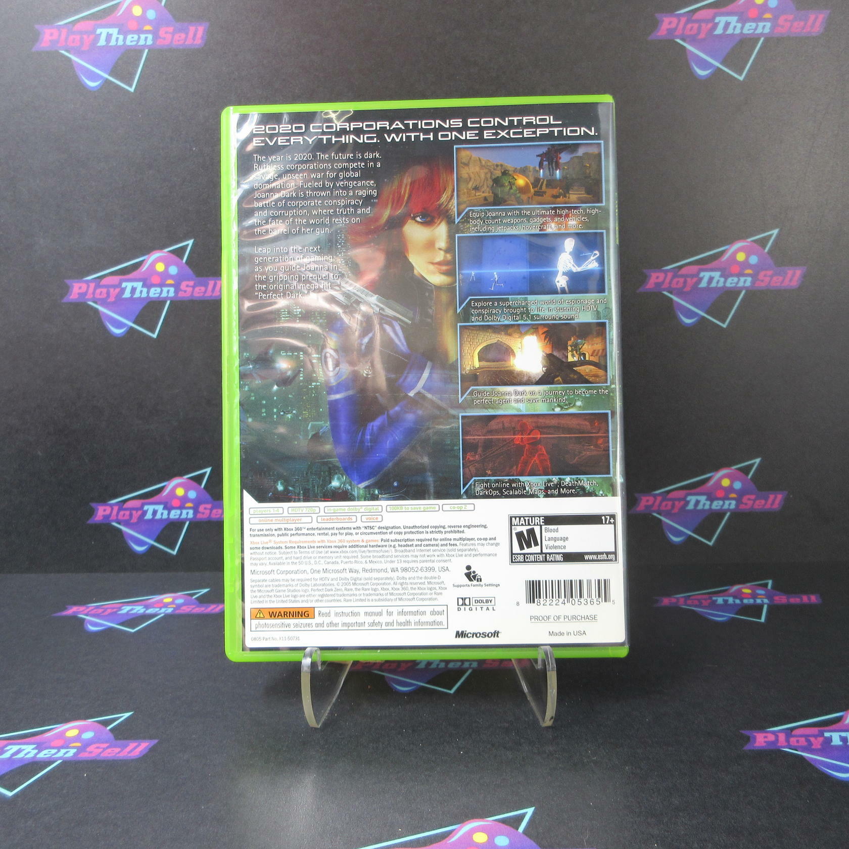 Perfect Dark Zero Xbox 360 - Like New