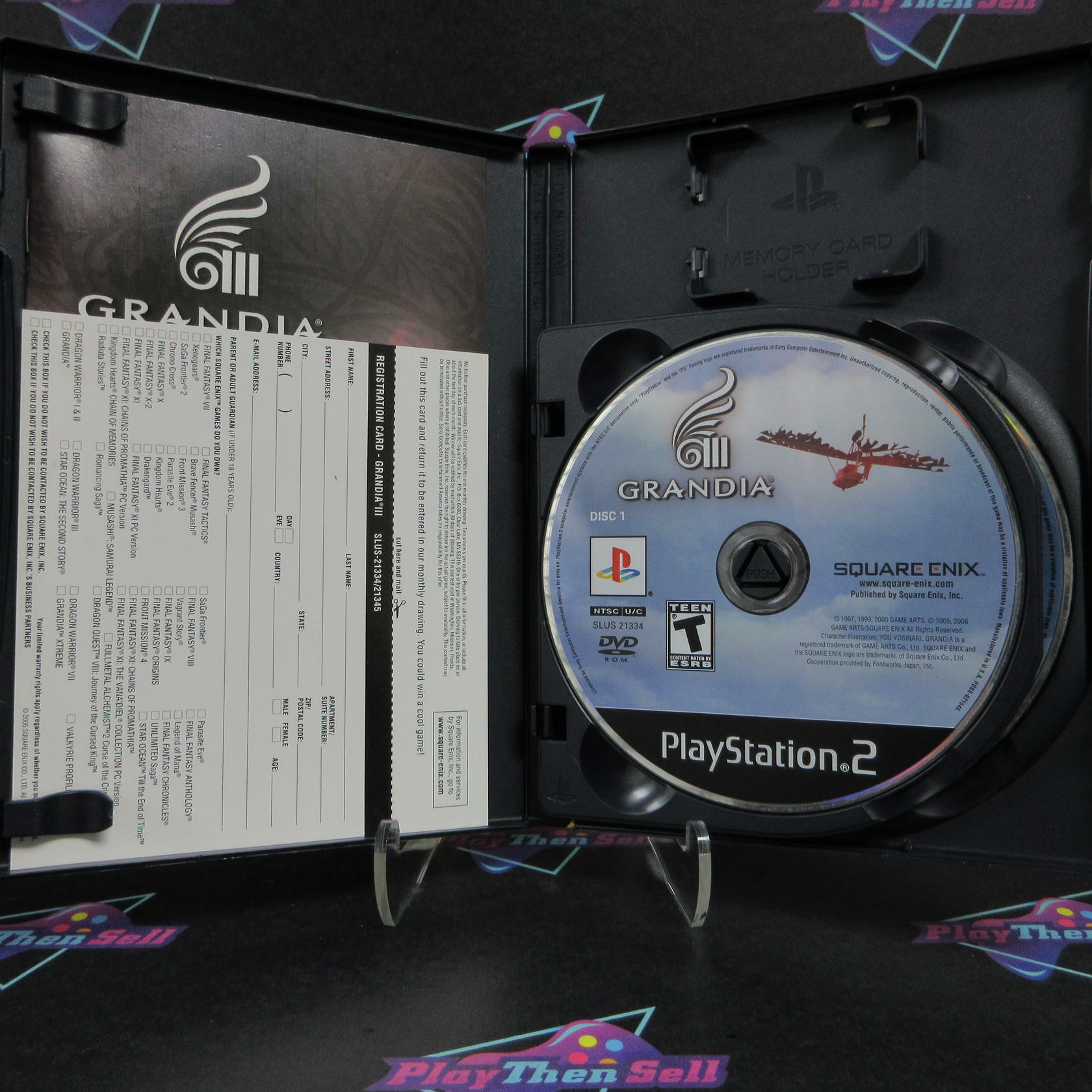 Grandia III PS2 PlayStation 2 + Reg Card - Like New